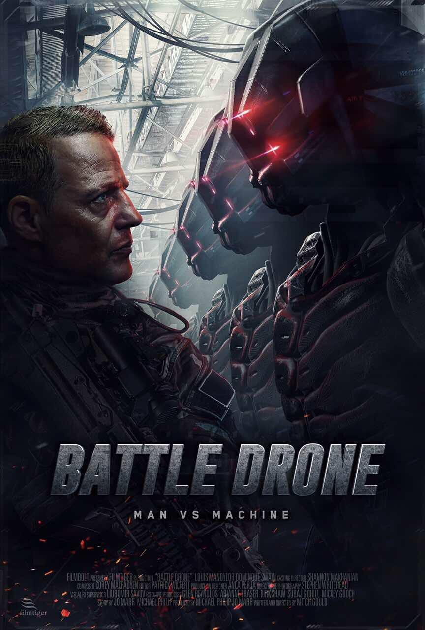 Постер фильма Битва с киборгами | Battle Drone 