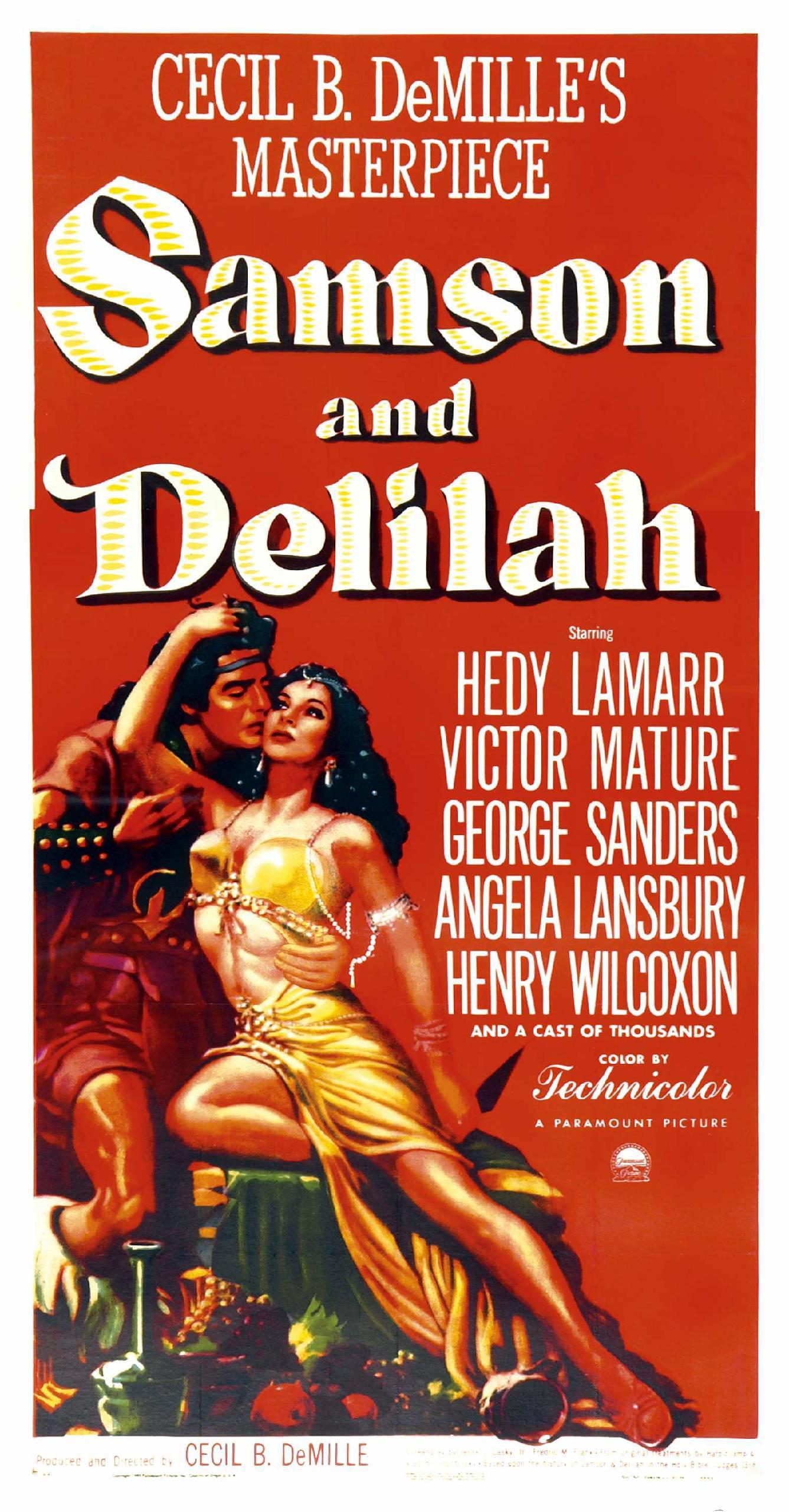 Постер фильма Самсон и Далила | Samson and Delilah