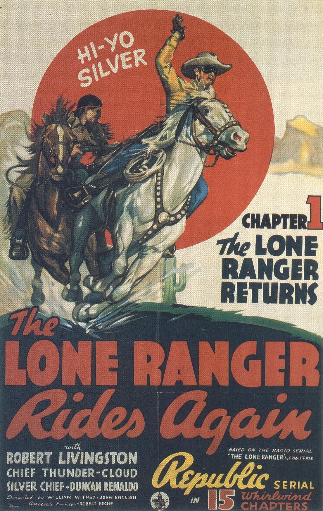 Постер фильма Lone Ranger Rides Again