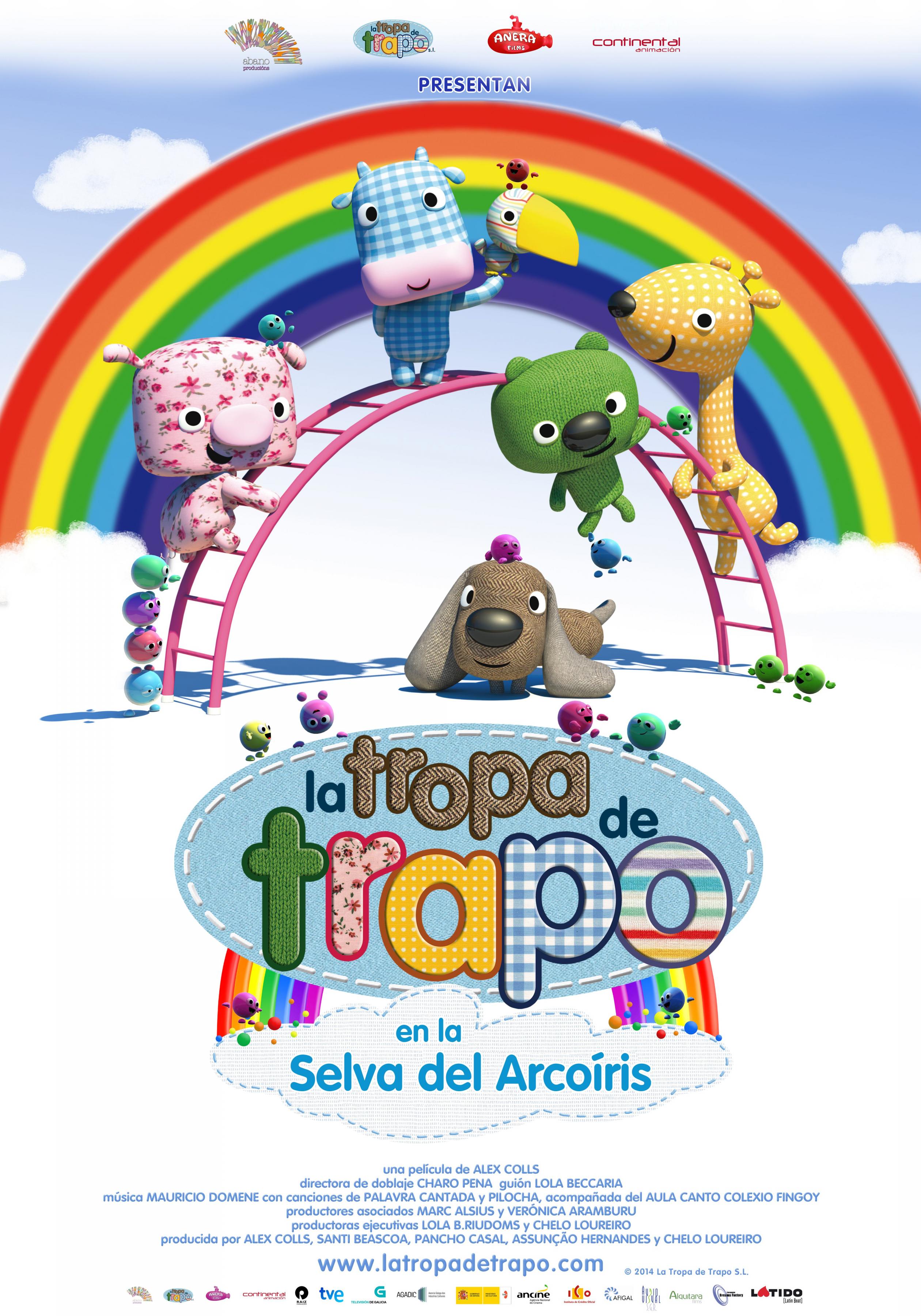 Постер фильма Любимчики в поисках радуги | Tropa de Trapo en la selva del arcoiris