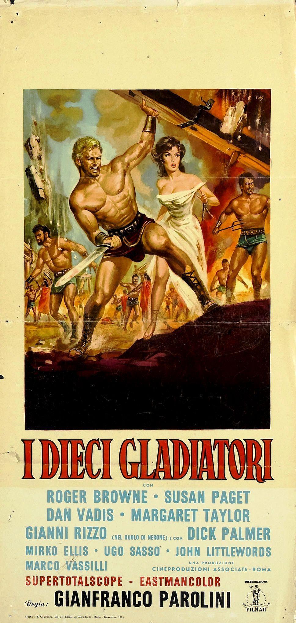 Постер фильма I dieci gladiatori