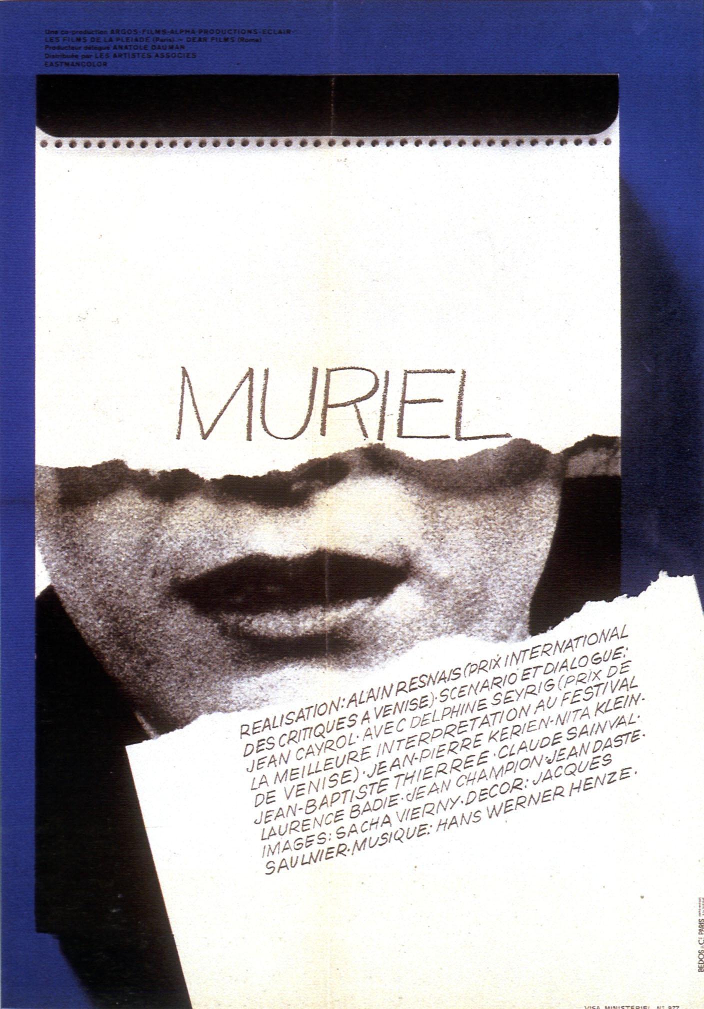 Постер фильма Мюриэль, или Время возвращения | Muriel ou Le temps d'un retour