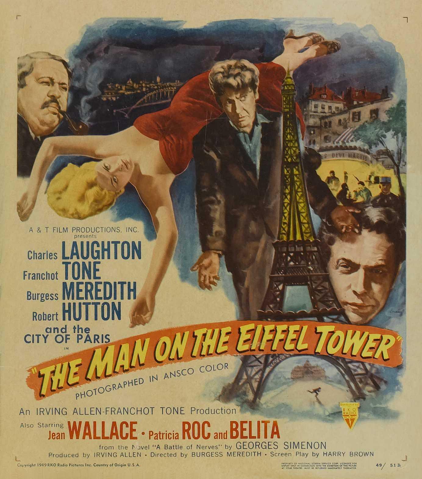 Постер фильма Человек на Эйфелевой башне | Man on the Eiffel Tower