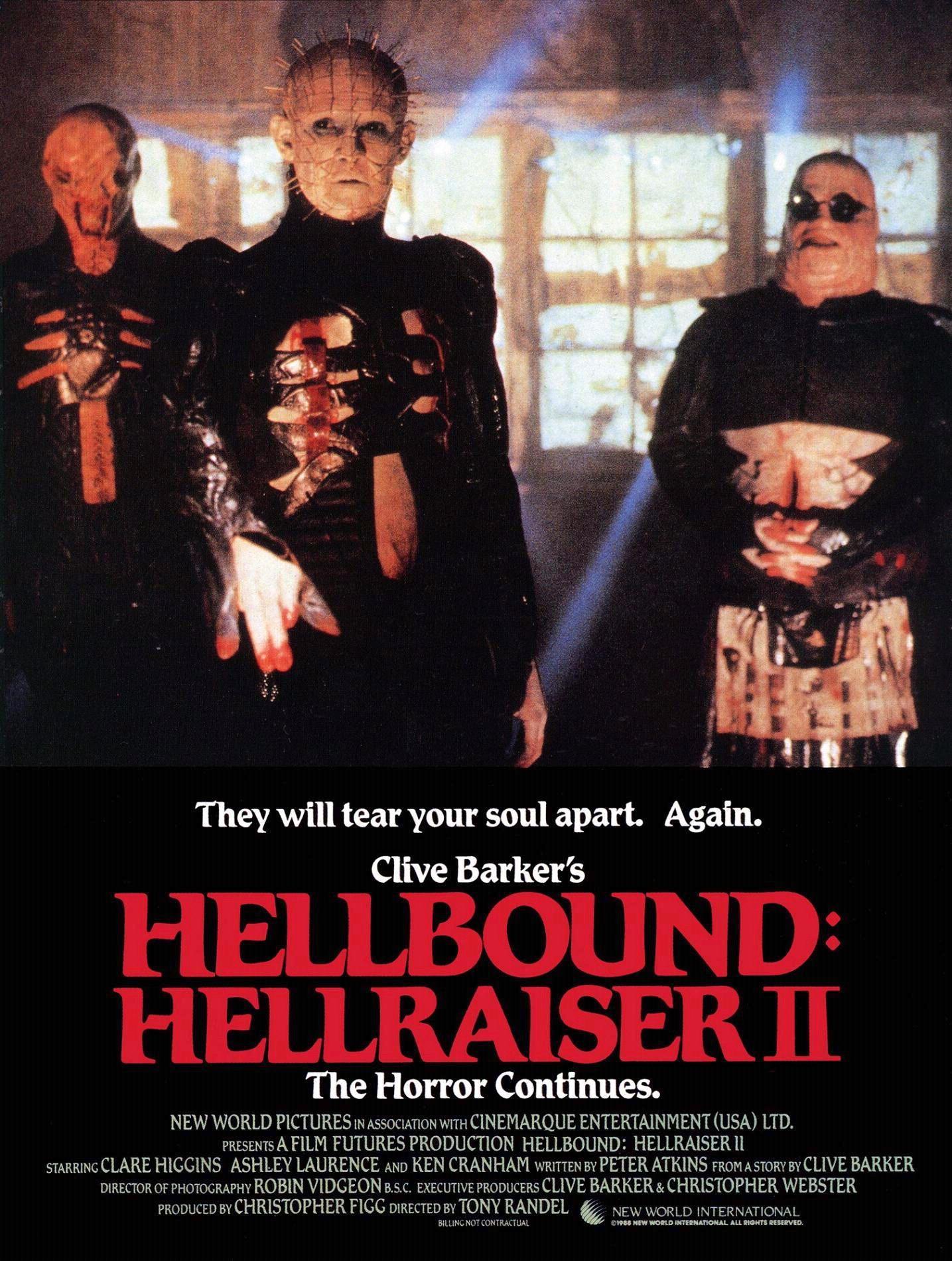 Постер фильма Восставший из ада 2 | Hellbound: Hellraiser II