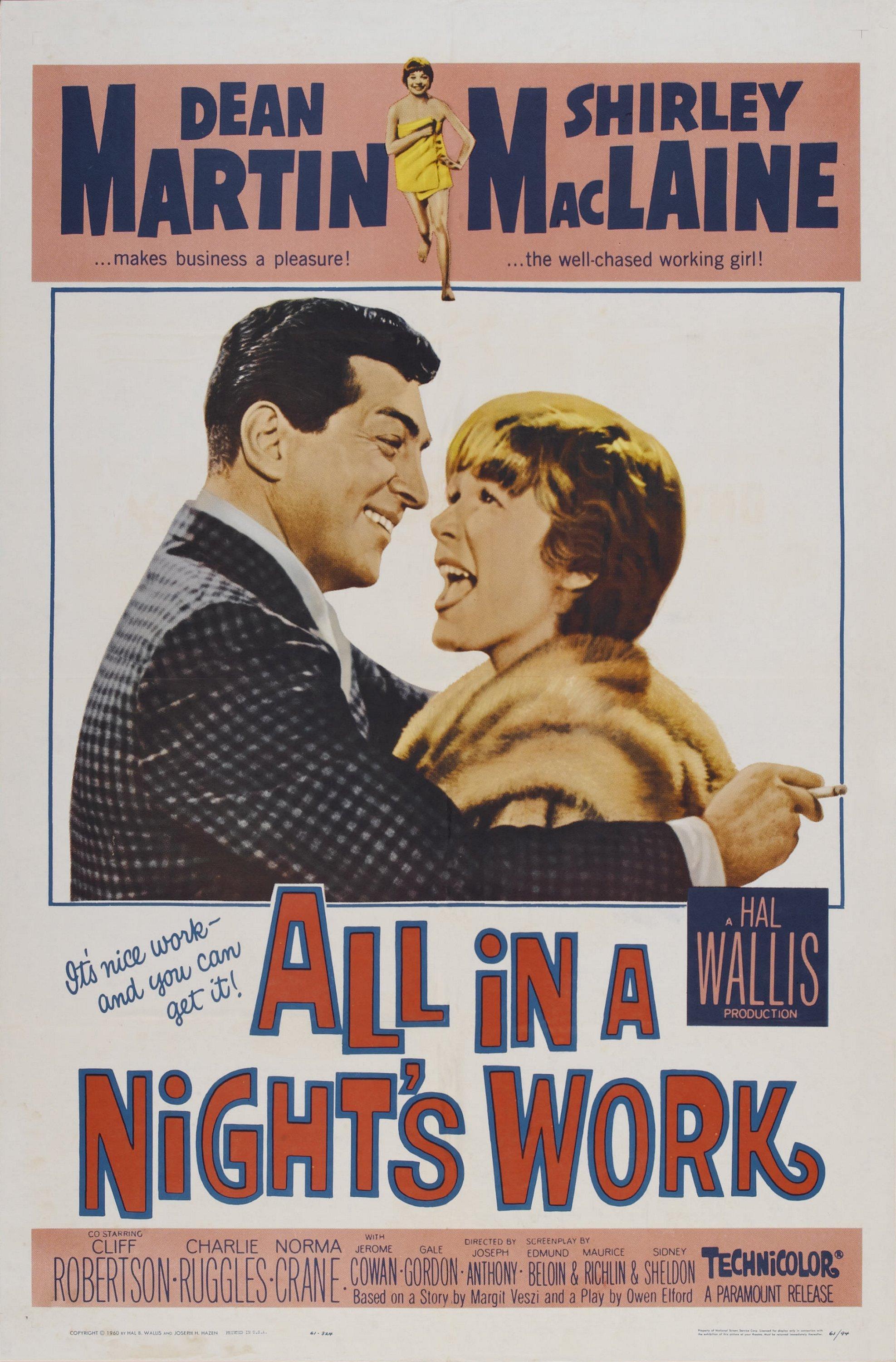 Постер фильма Всей работы на одну ночь | All in a Night's Work