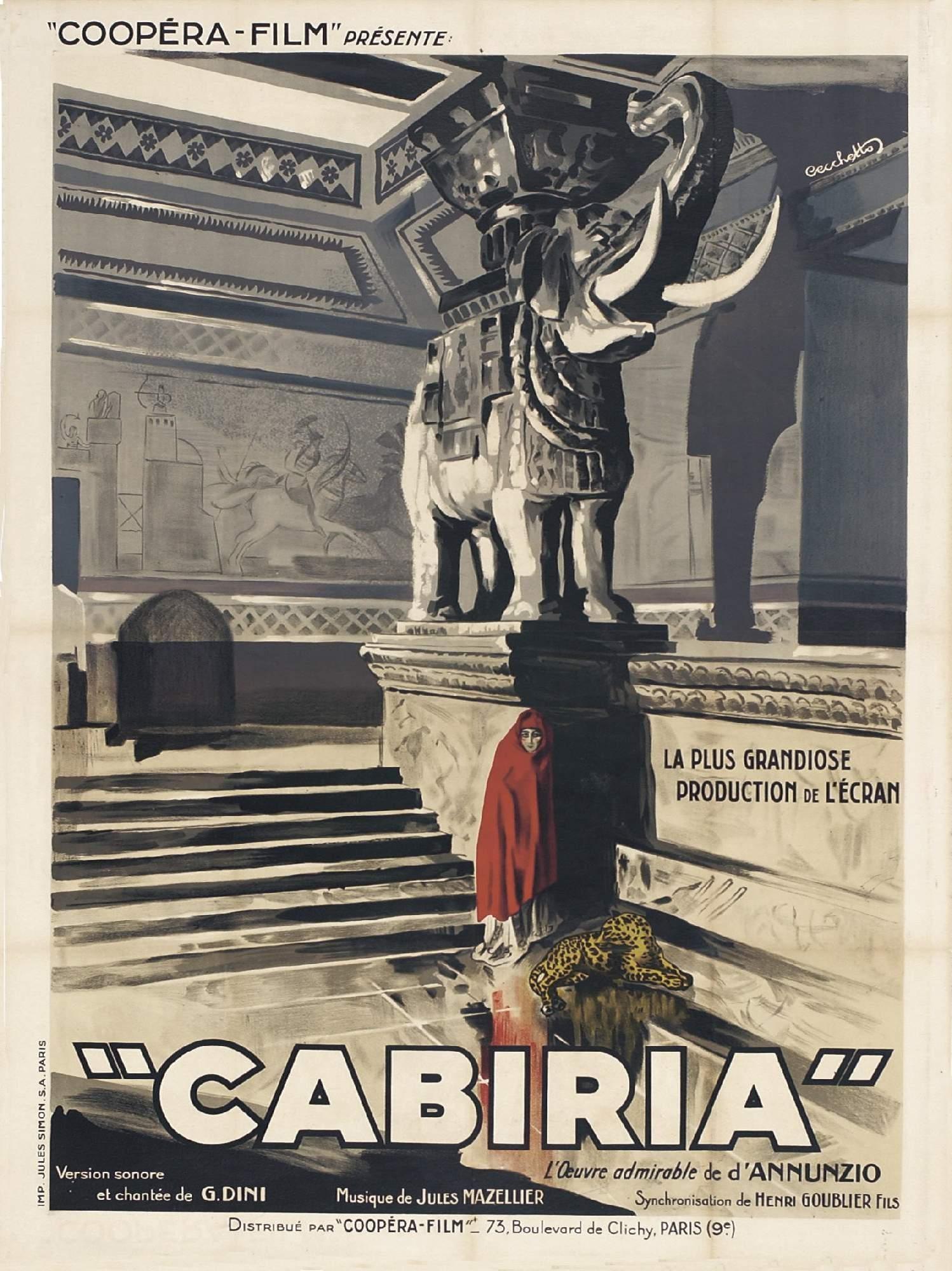 Постер фильма Cabiria