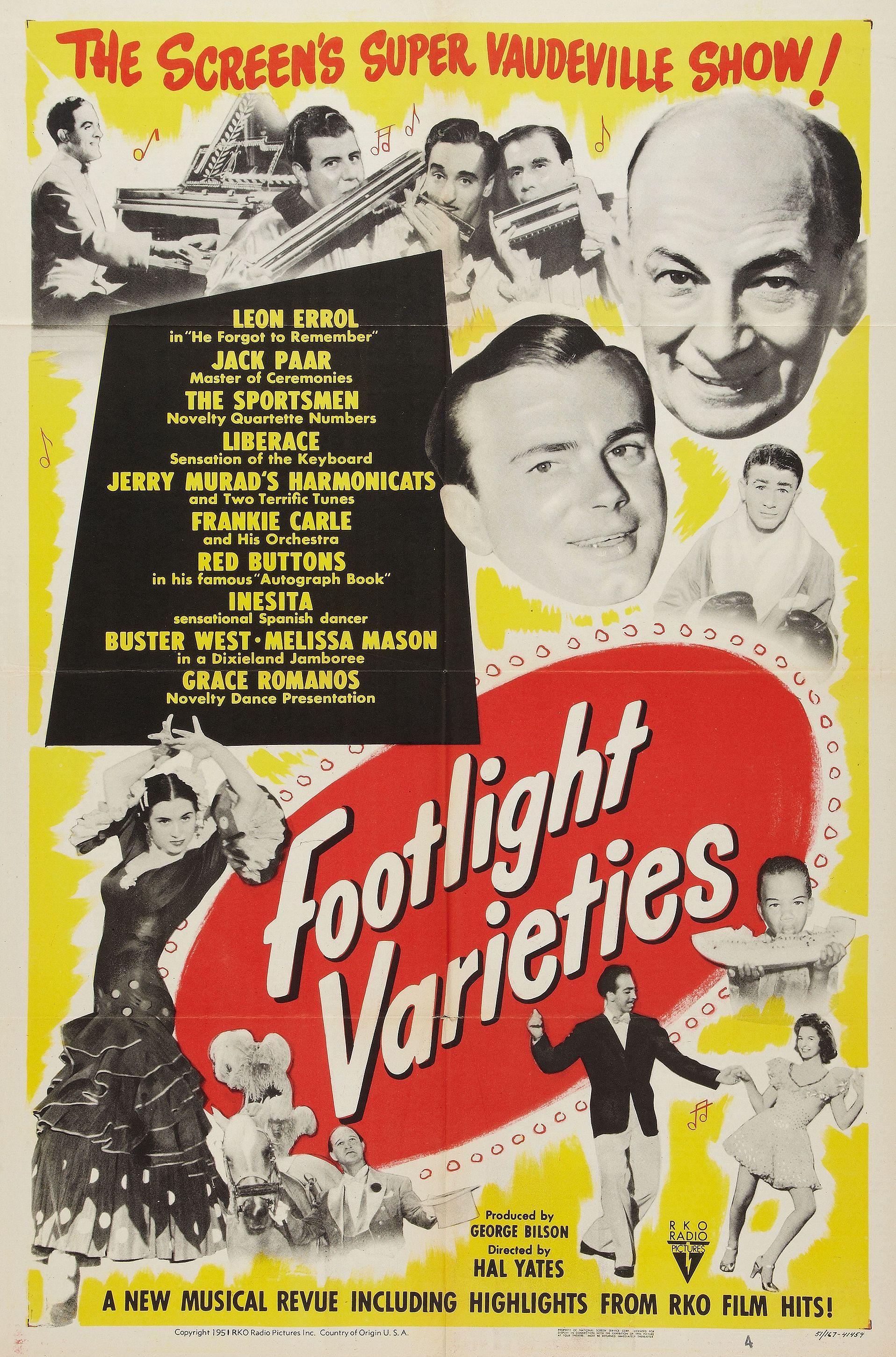 Постер фильма Footlight Varieties