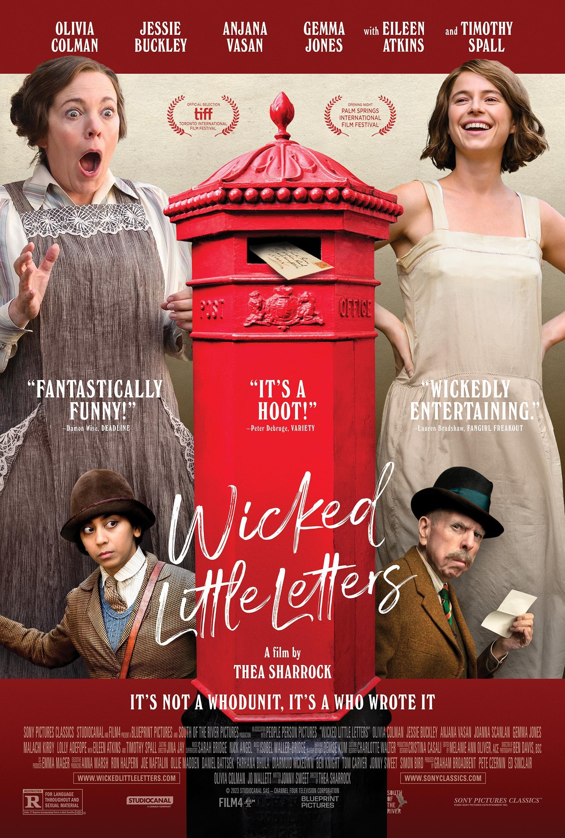 Постер фильма Злобные маленькие письма | Wicked Little Letters