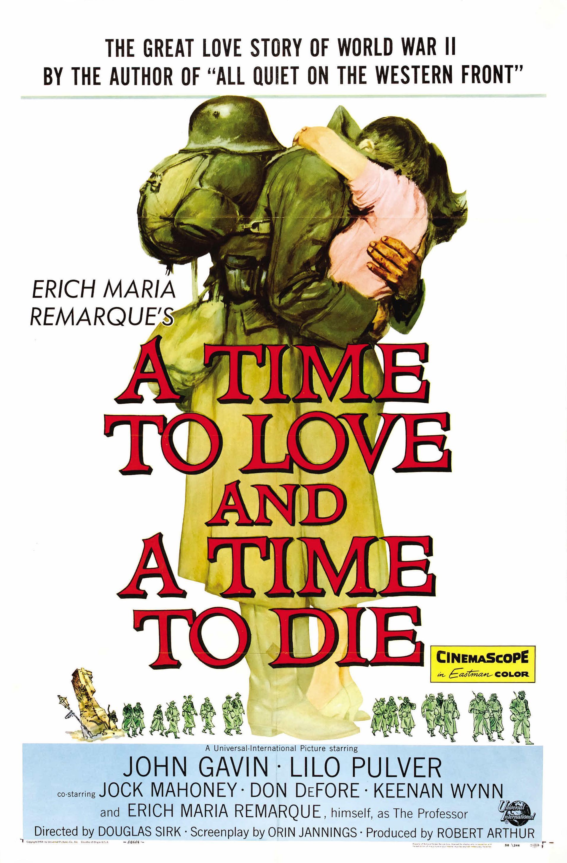 Постер фильма Время любви и время смерти | Time to Love and a Time to Die