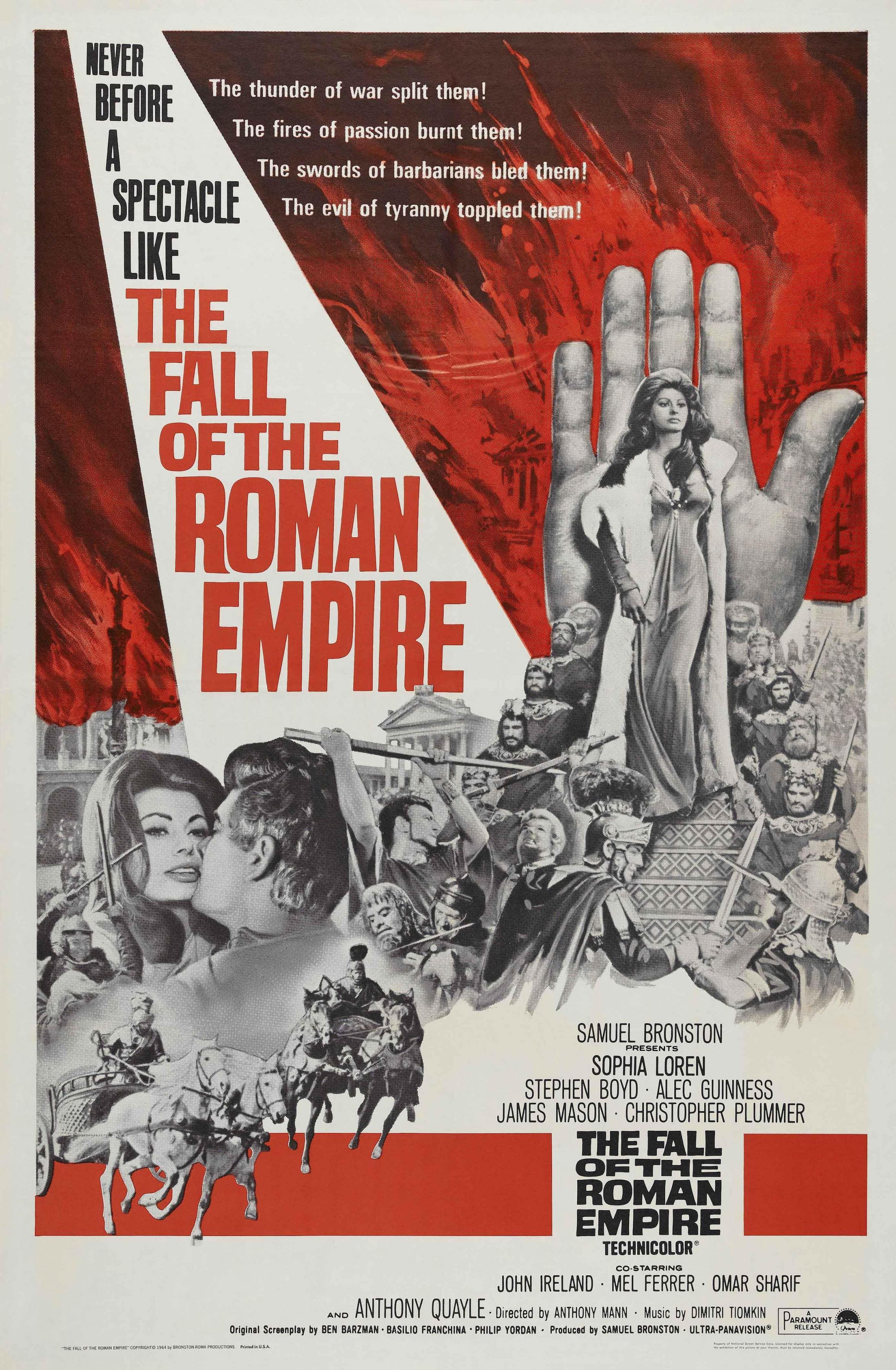 Постер фильма Падение Римской империи | Fall of the Roman Empire