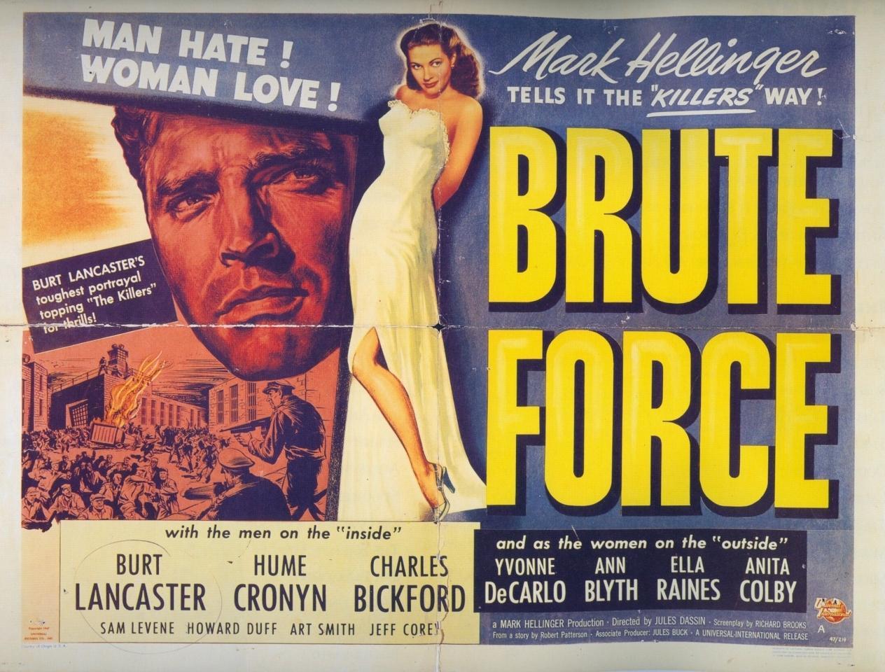 Постер фильма Грубая сила | Brute Force