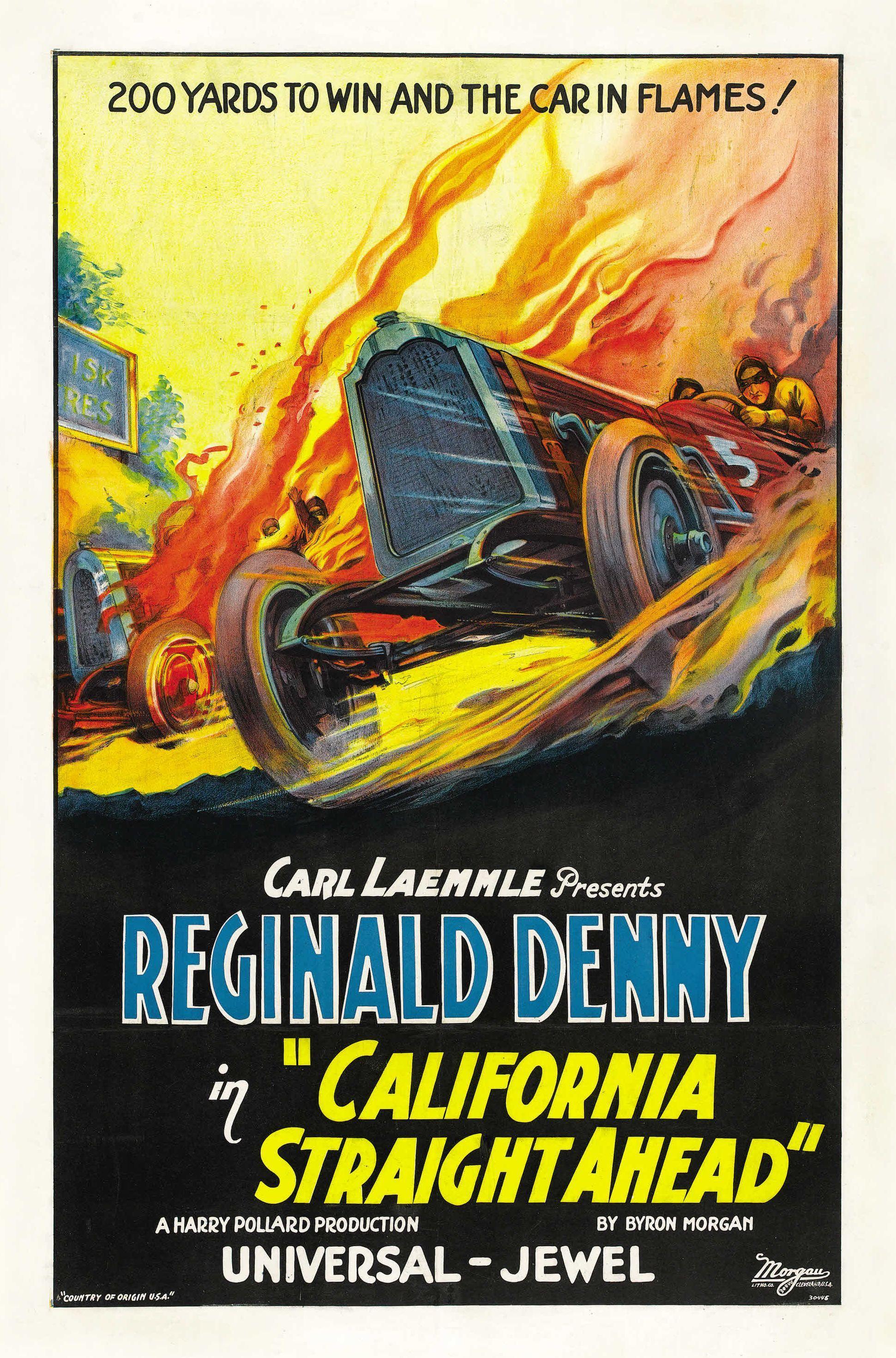 Постер фильма California Straight Ahead