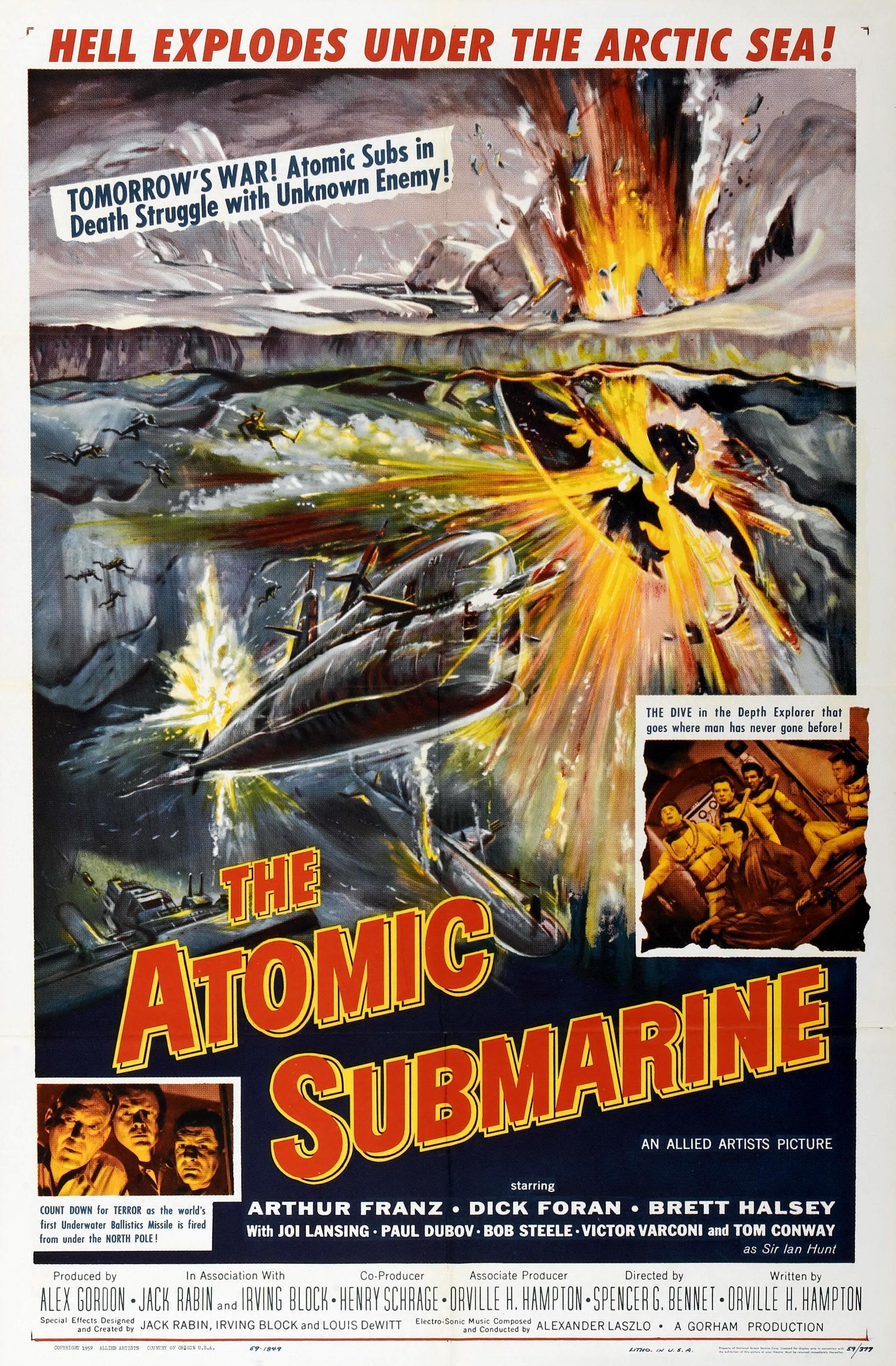 Постер фильма Atomic Submarine