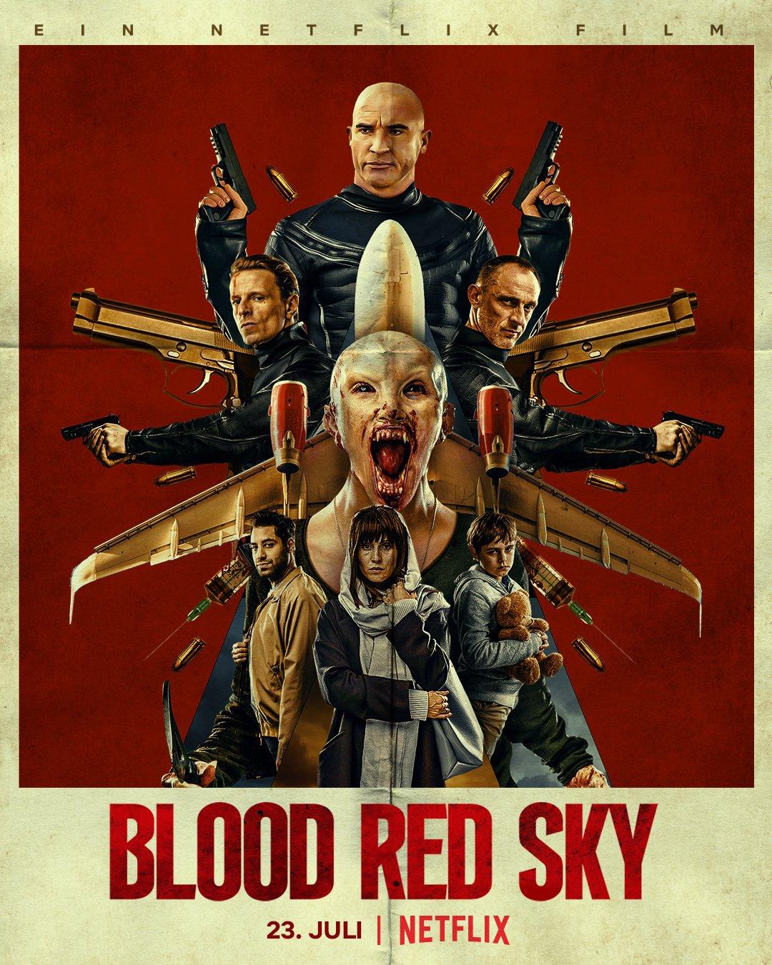 Постер фильма Кроваво-красное небо | Blood Red Sky