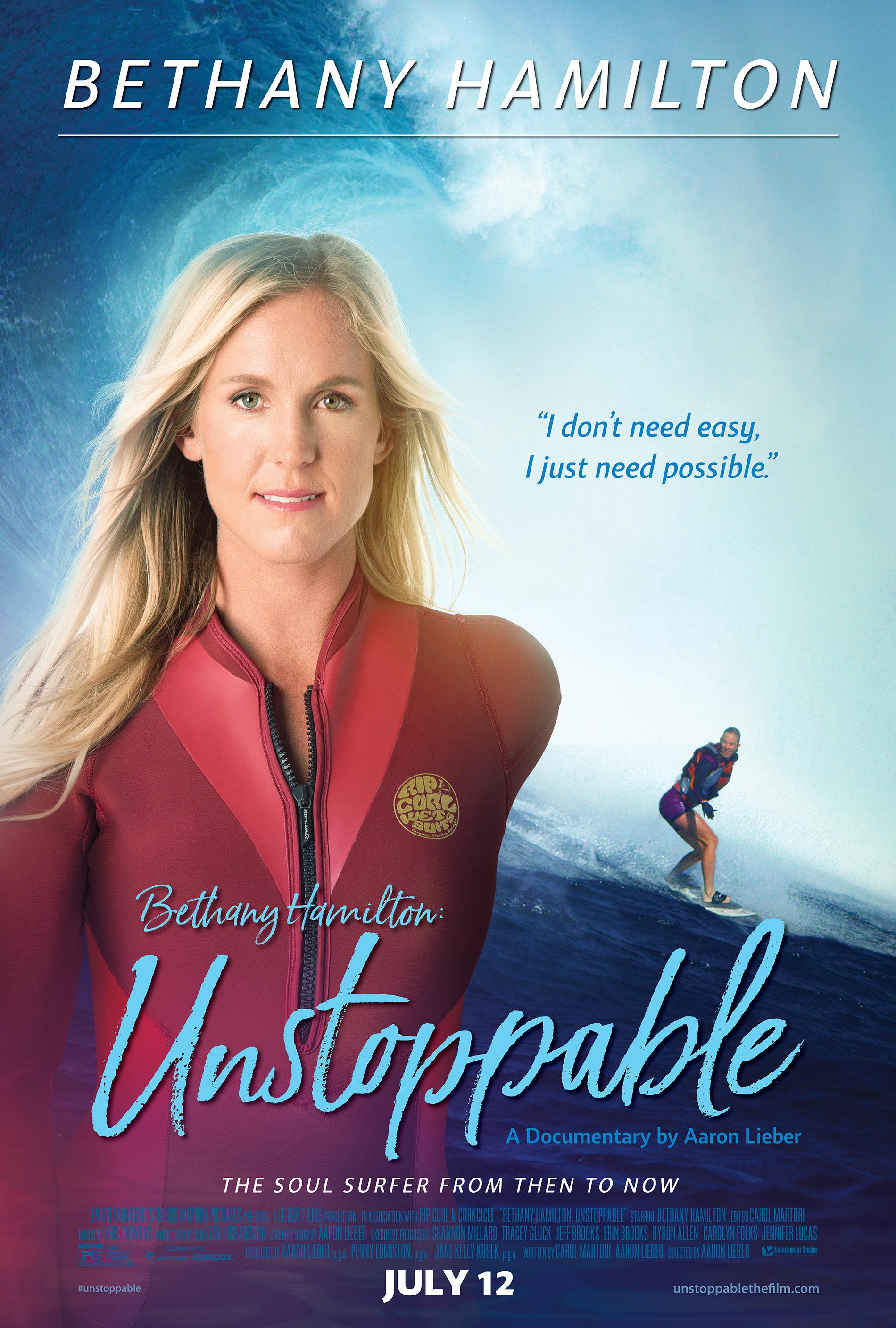 Постер фильма Bethany Hamilton: Unstoppable