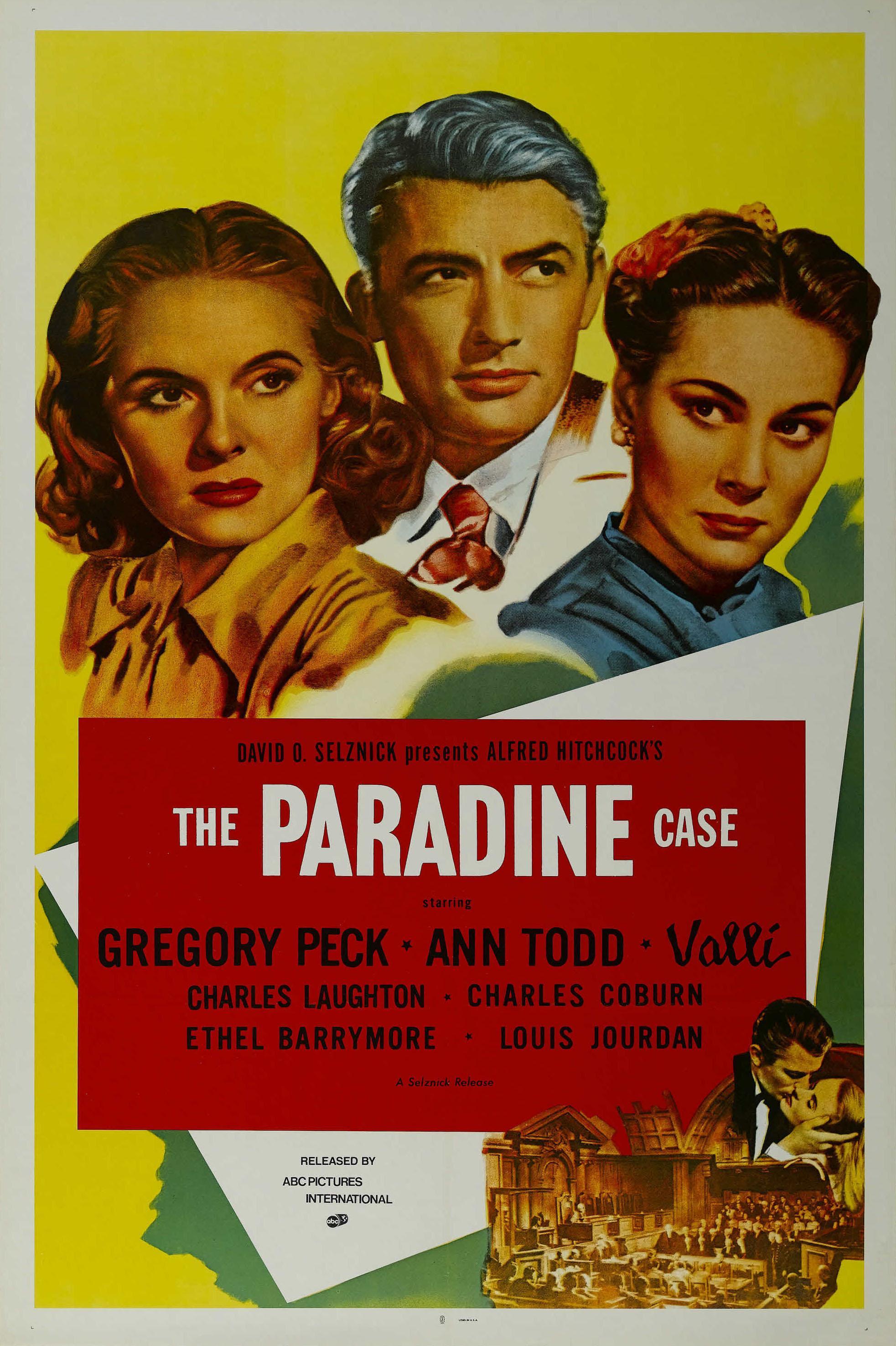 Постер фильма Дело Парадайна | Paradine Case
