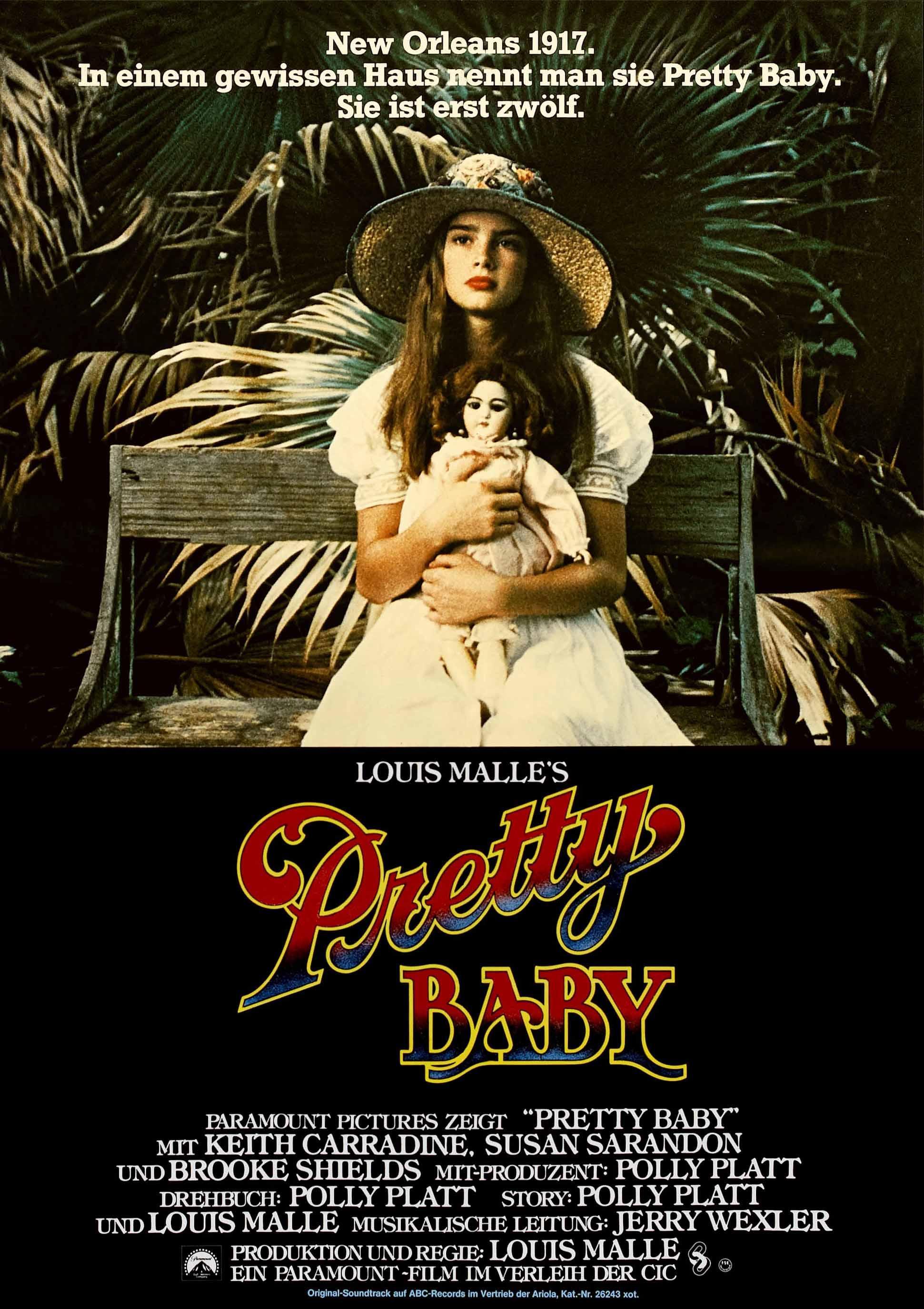 Постер фильма Прелестное дитя Pretty Baby. 