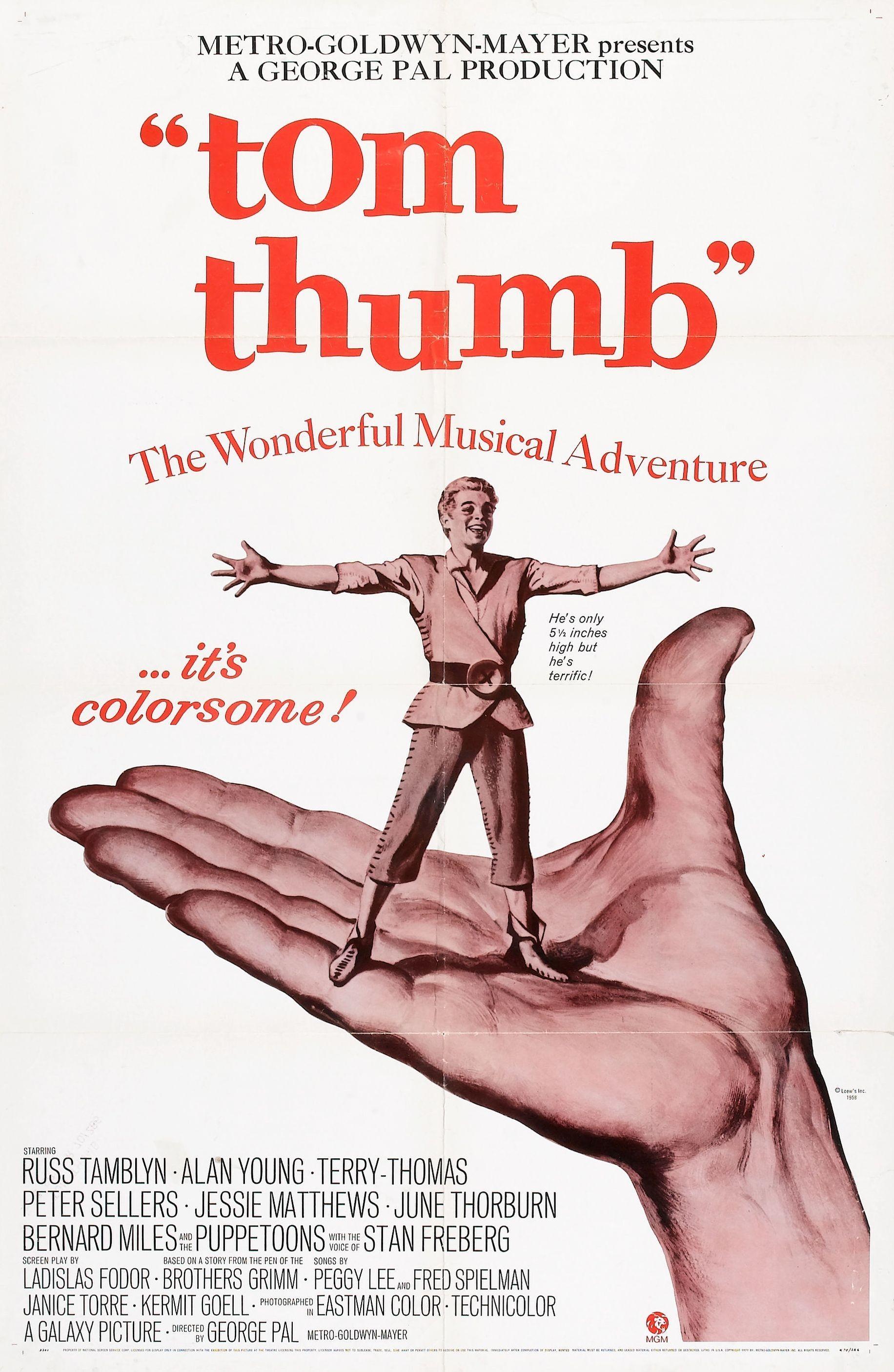 Постер фильма Мальчик с пальчик | tom thumb