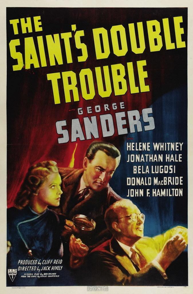 Постер фильма Двойные неприятности Святого | Saint's Double Trouble