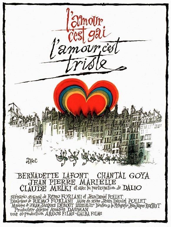 Постер фильма Любовь — это весело, любовь — это грустно | L'amour c'est gai, l'amour c'est triste