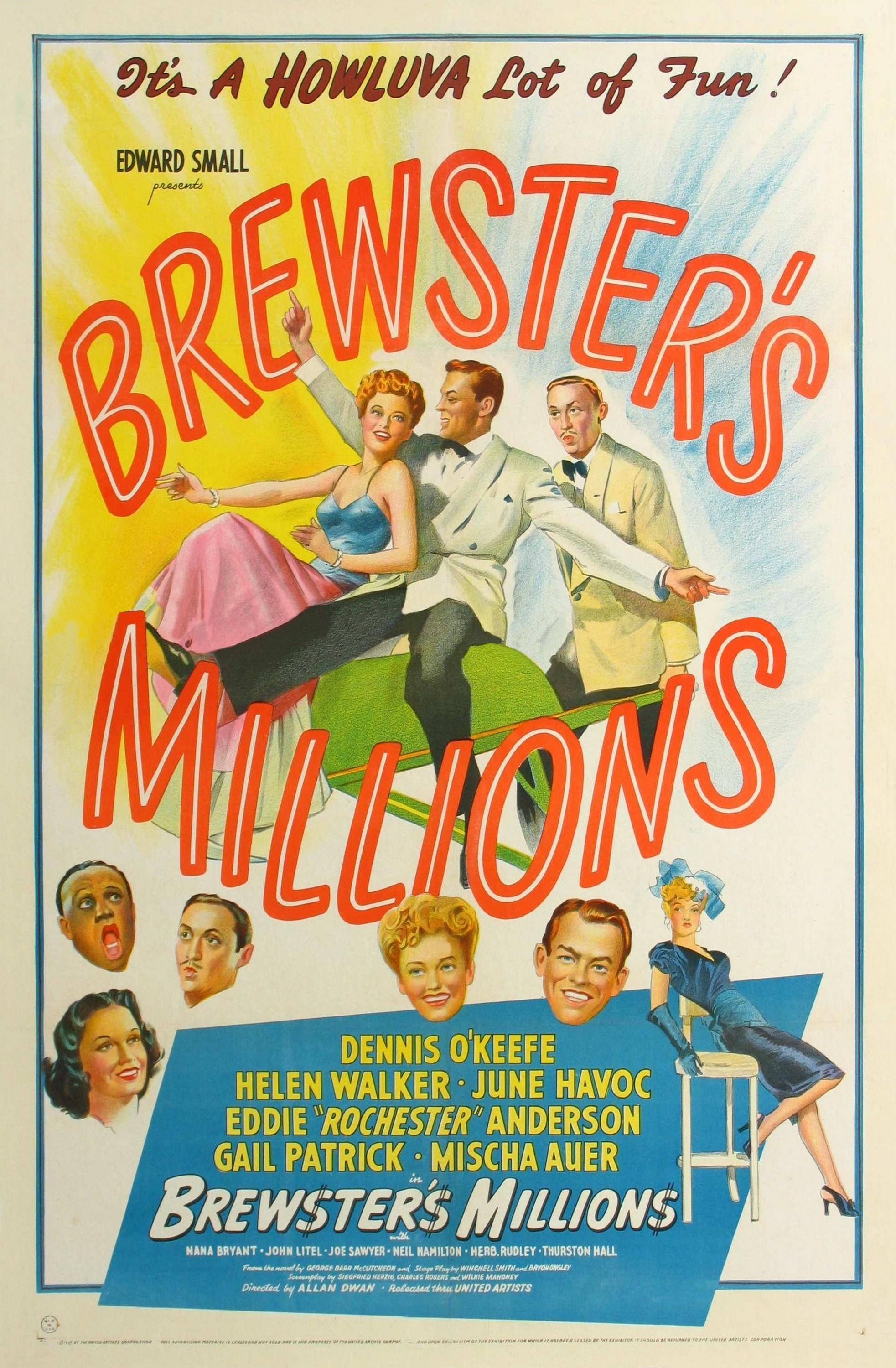 Постер фильма Brewster's Millions