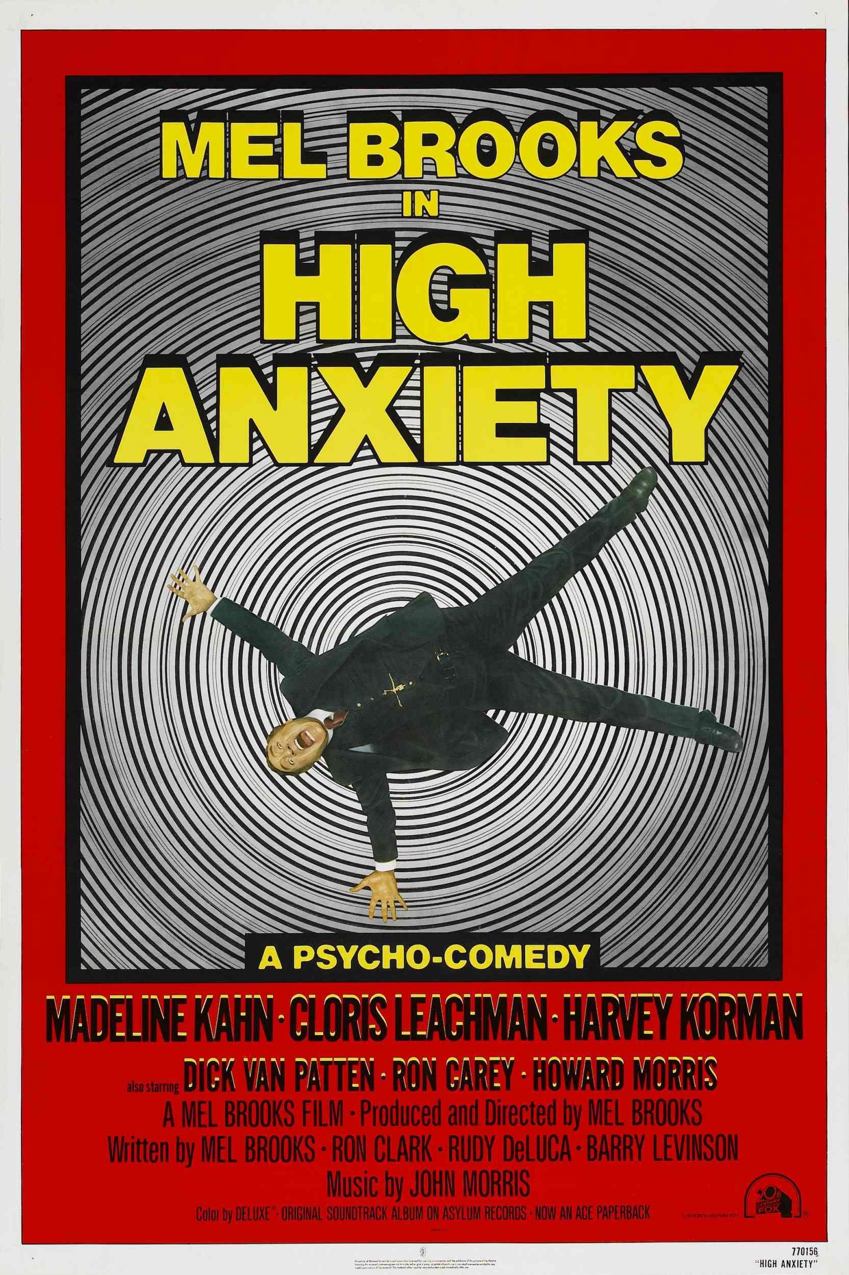 Постер фильма Страх высоты | High Anxiety
