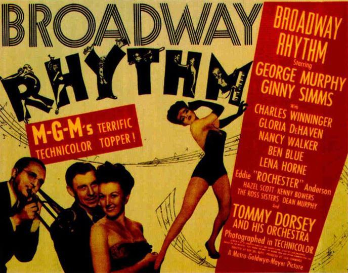 Постер фильма Broadway Rhythm
