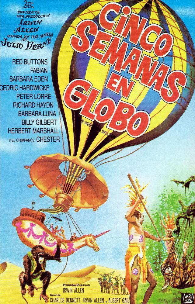 Постер фильма Пять недель на воздушном шаре | Five Weeks in a Balloon