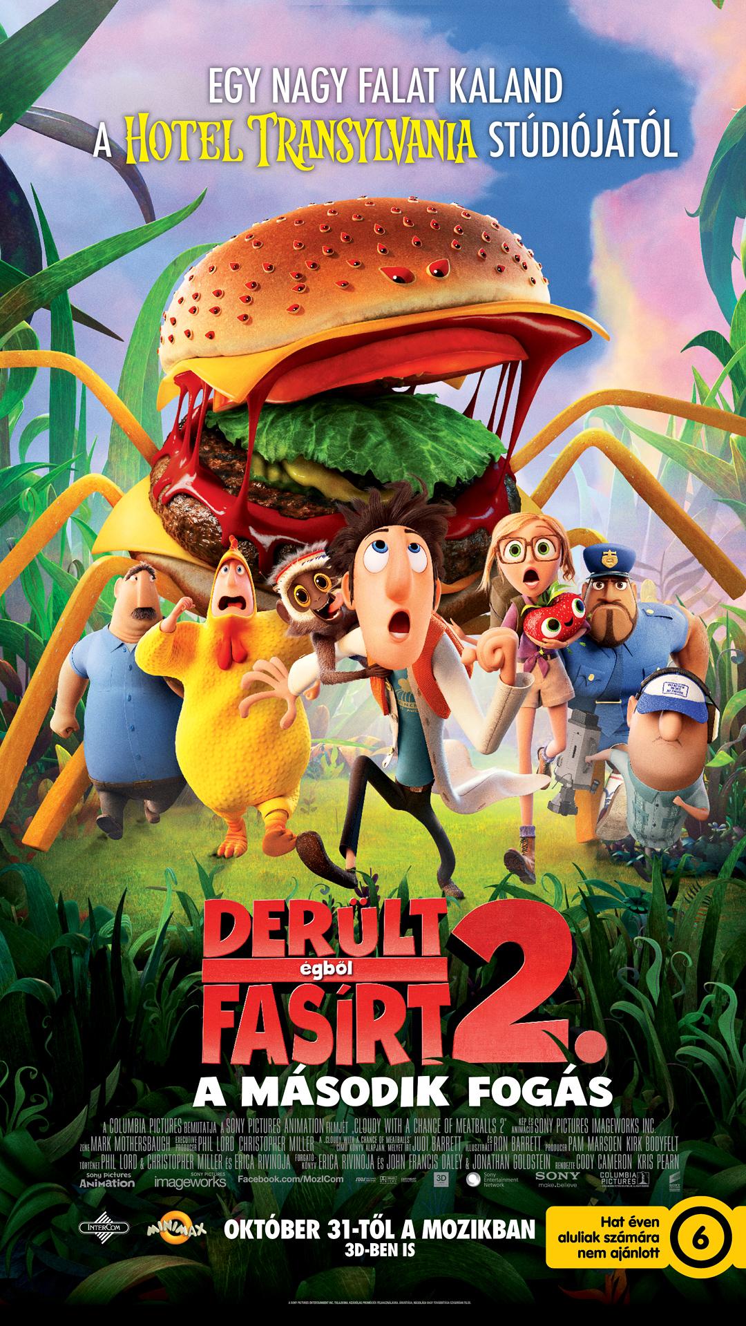 Постер фильма Облачно... 2: Месть ГМО | Cloudy with a Chance of Meatballs 2