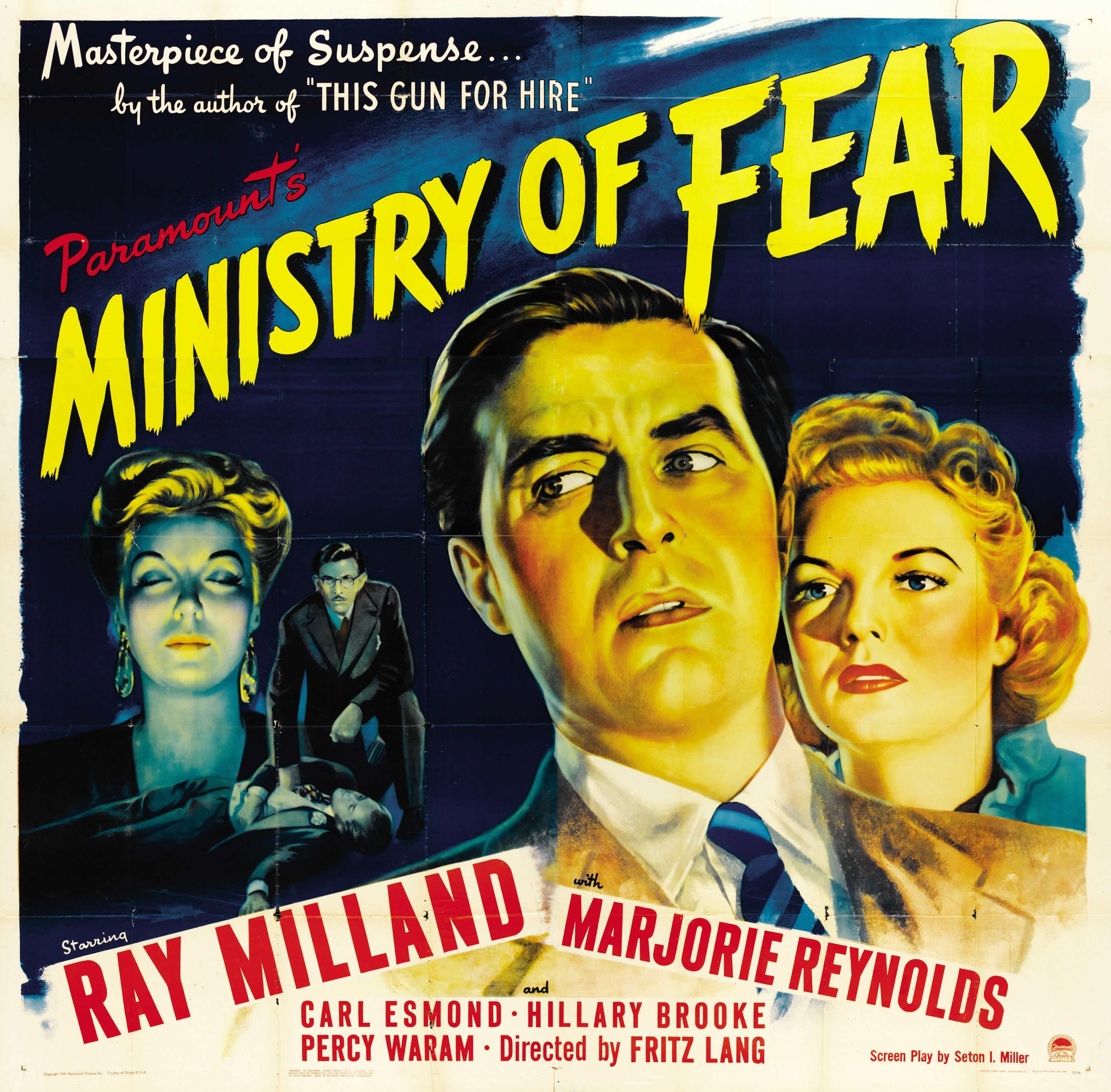 Постер фильма Министерство страха | Ministry of Fear