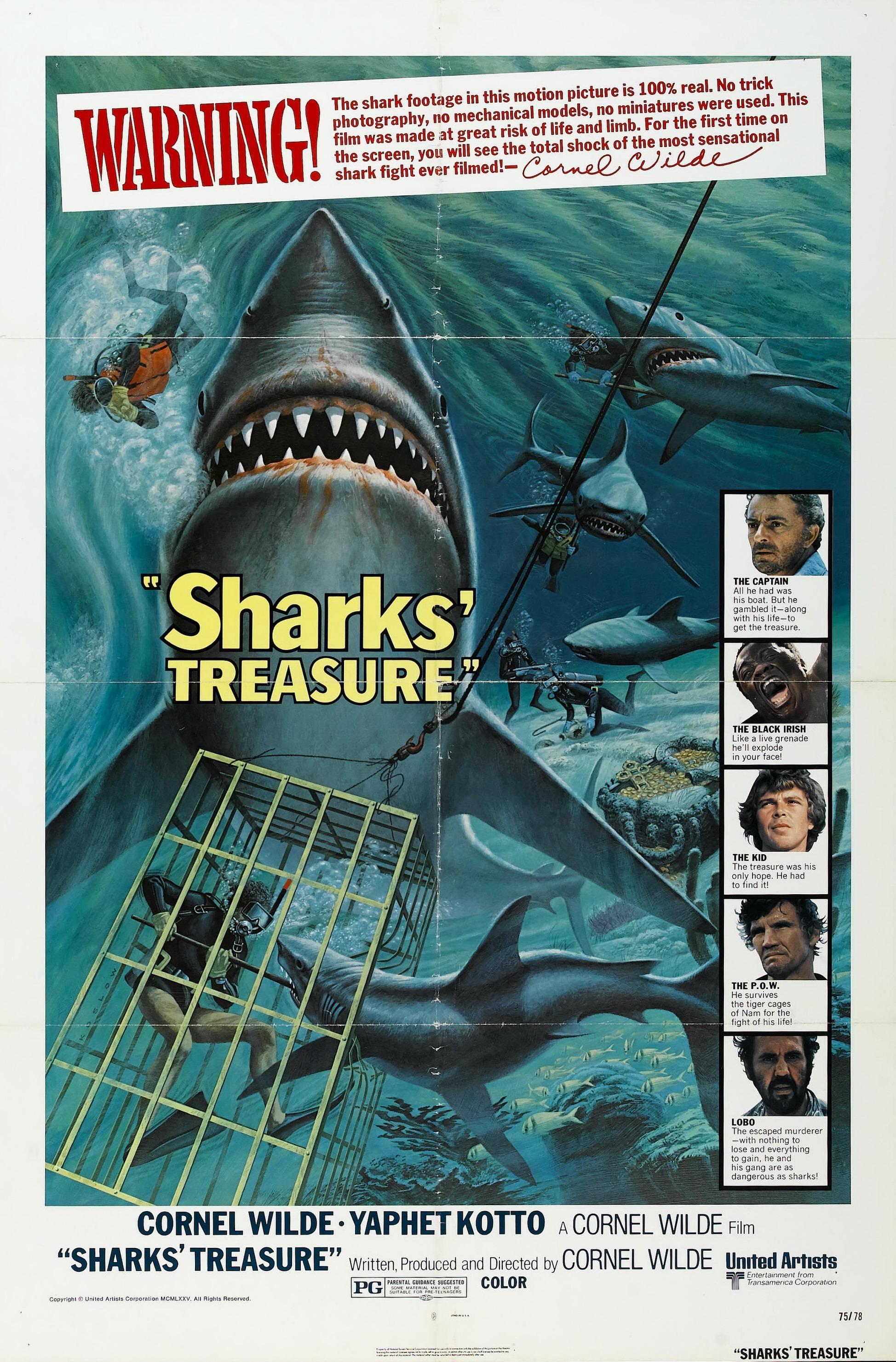 Постер фильма Sharks' Treasure