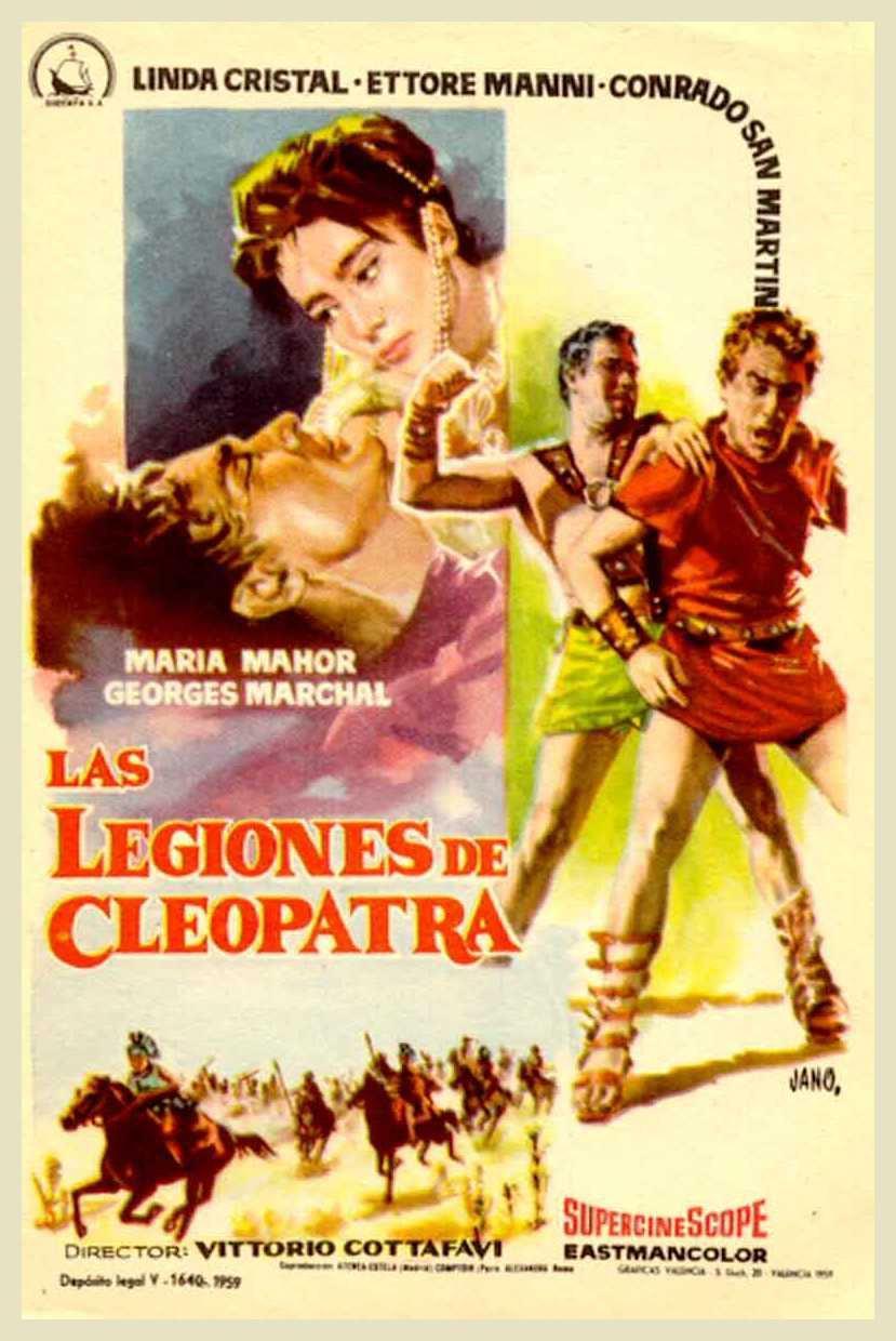Постер фильма legioni di Cleopatra