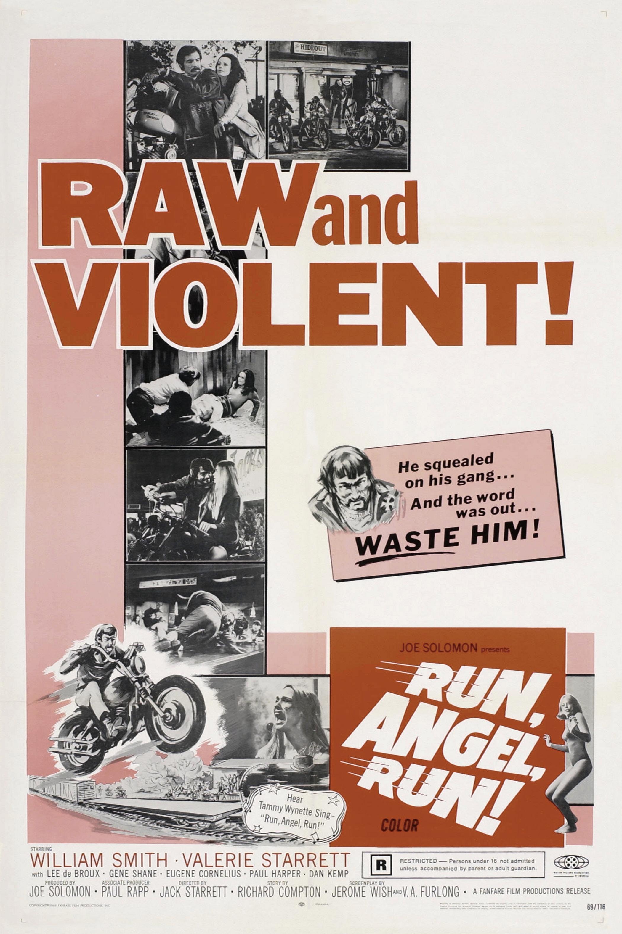 Постер фильма Run, Angel, Run!