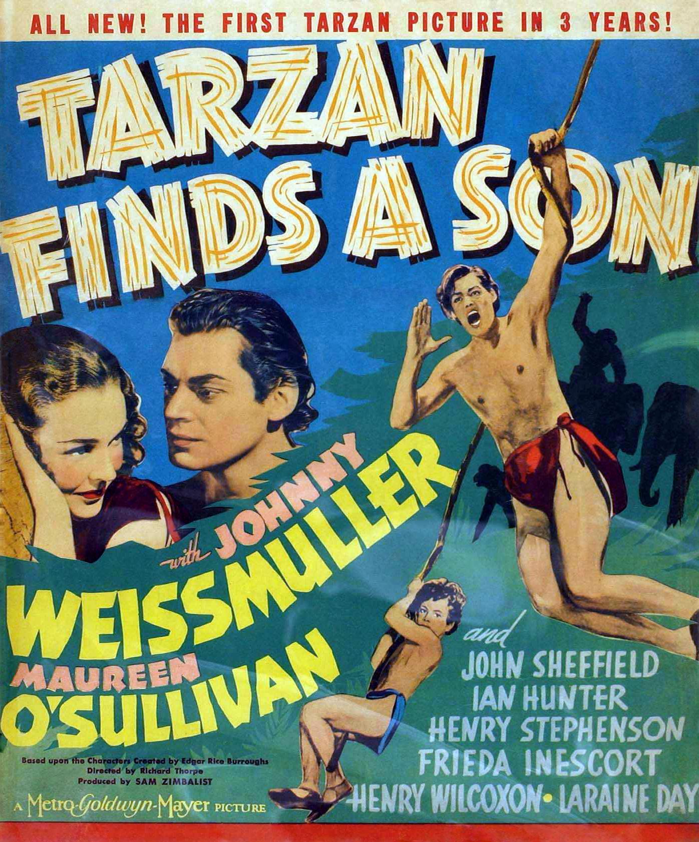Постер фильма Тарзан находит сына | Tarzan Finds a Son!