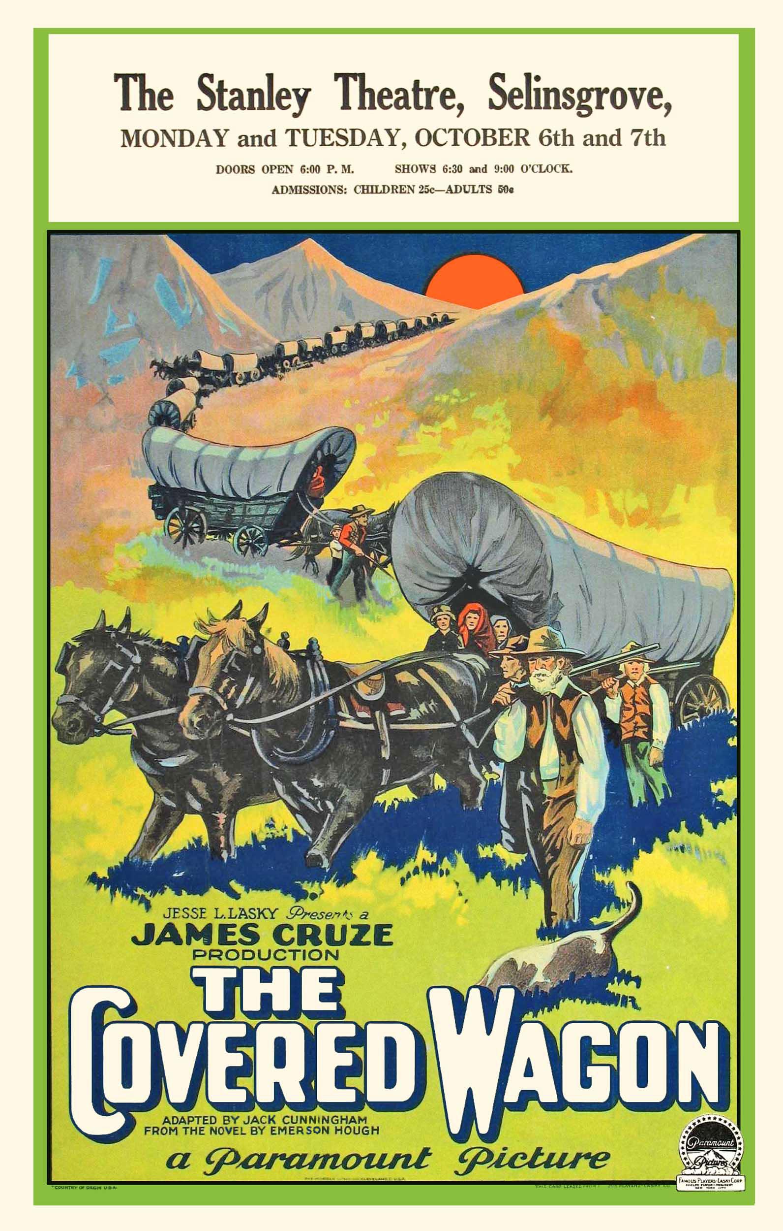 Постер фильма Крытый фургон | Covered Wagon