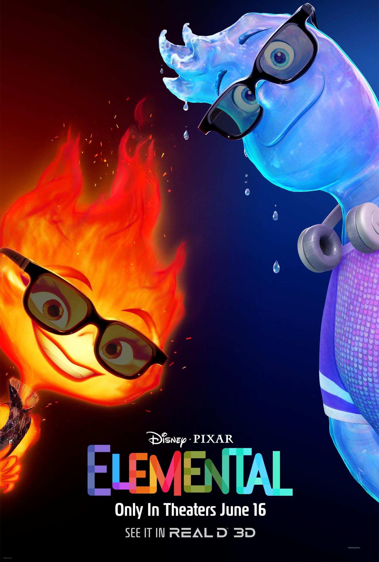 Постер фильма Элементарно | Elemental