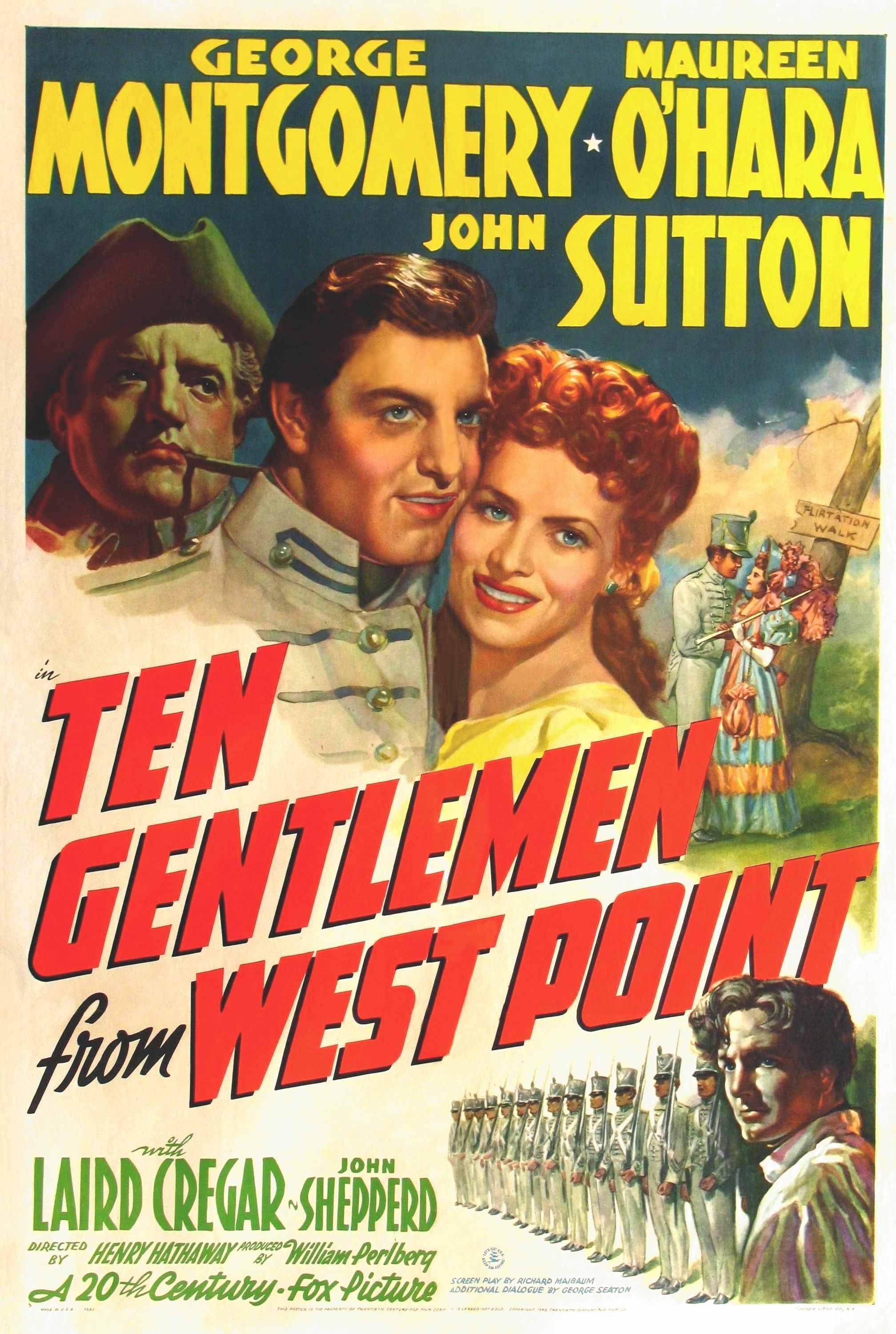 Постер фильма Десять джентльменов из Уэст Пойнт | Ten Gentlemen from West Point
