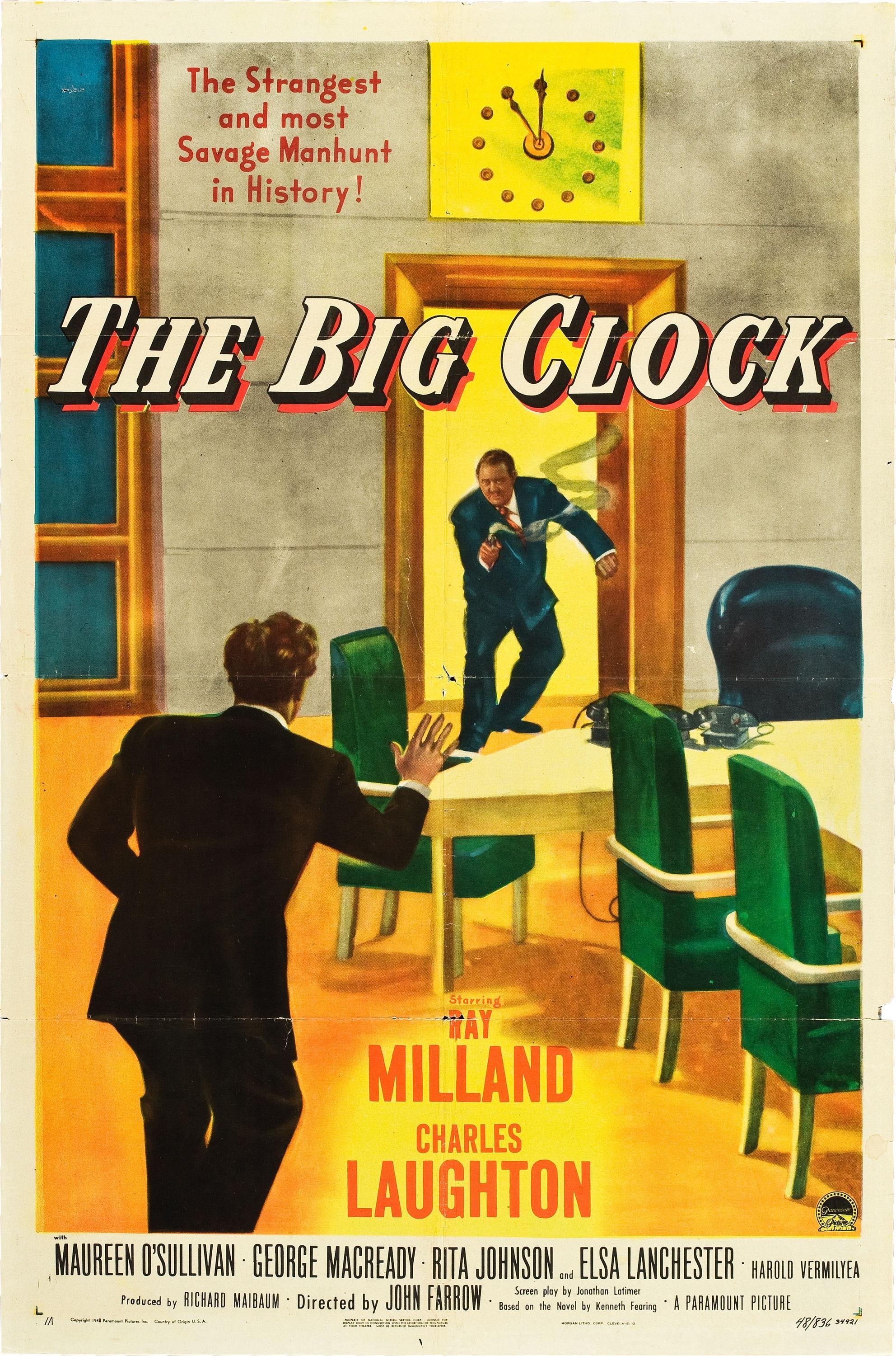 Постер фильма Большие часы | Big Clock