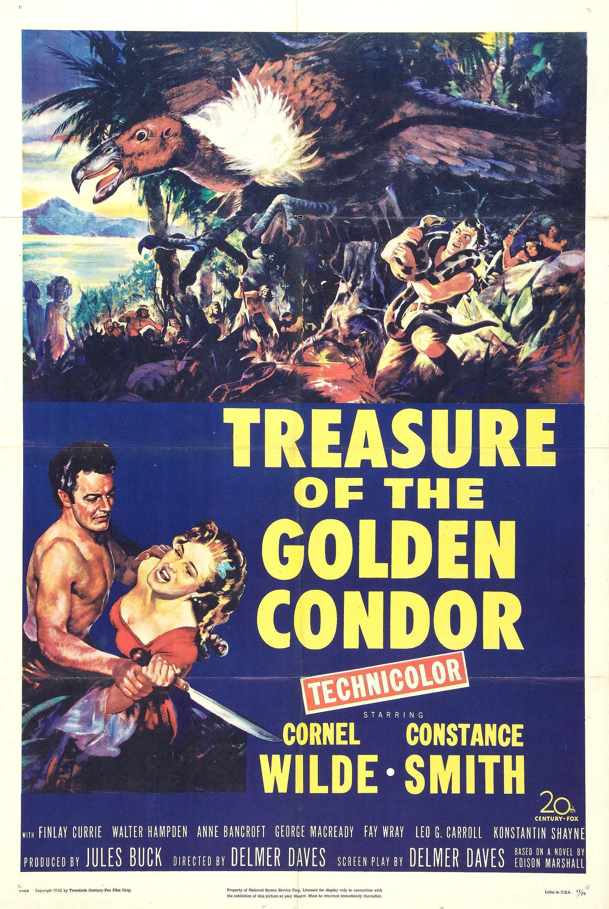 Постер фильма Сокровища Золотого кондора | Treasure of the Golden Condor