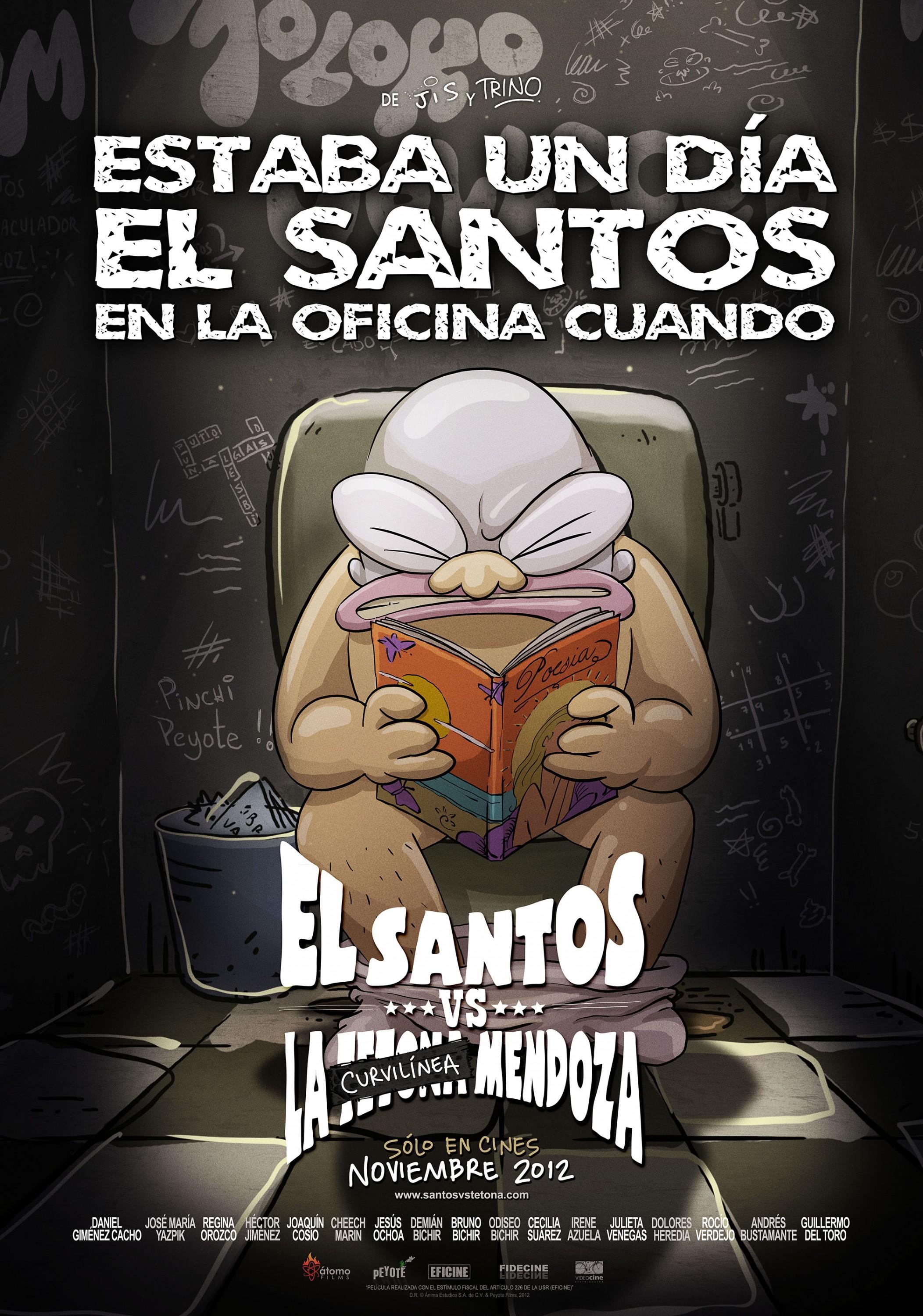 Постер фильма Святые против грудастой Мендозы | El Santos VS la Tetona Mendoza