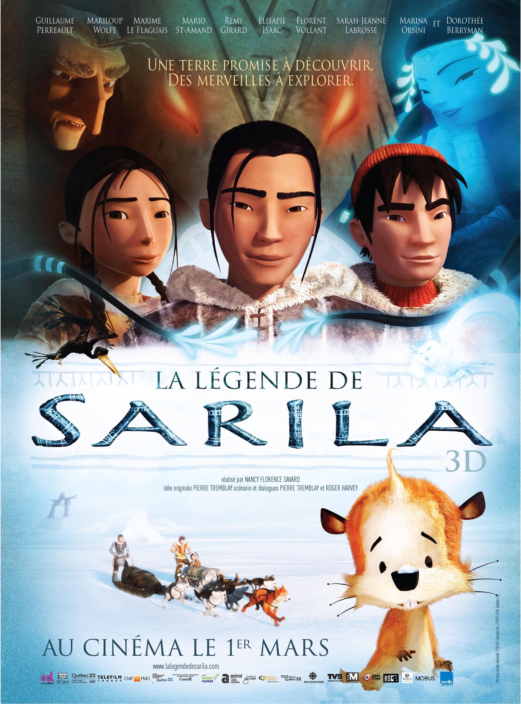 Постер фильма Сарила: Затерянная земля | legend of Sarila/La légende de Sarila