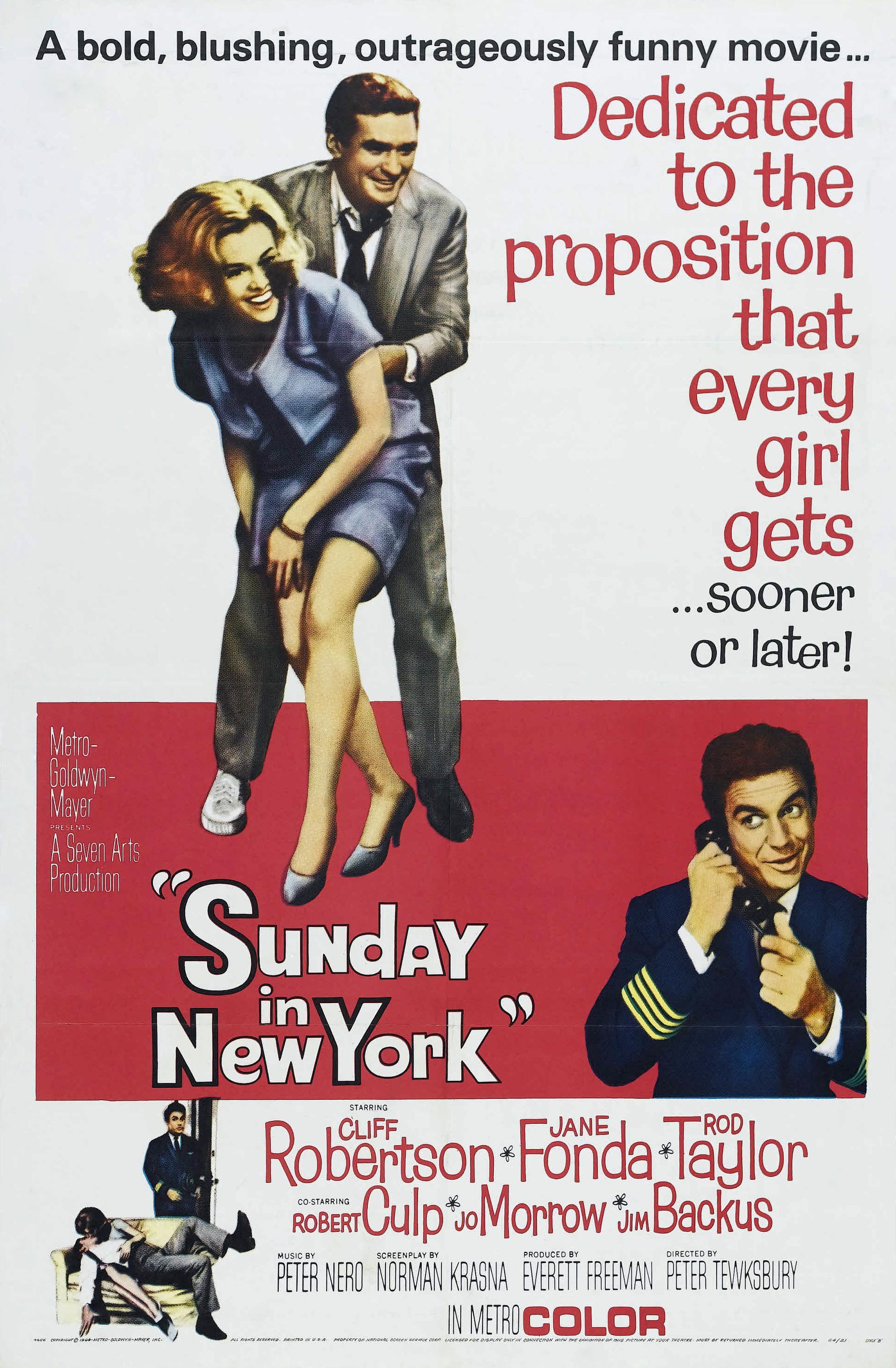 Постер фильма Воскресенье в Нью-Йорке | Sunday in New York