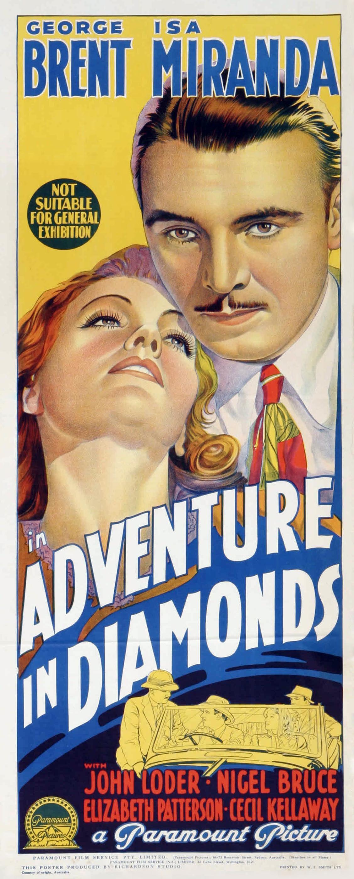 Постер фильма Adventure in Diamonds