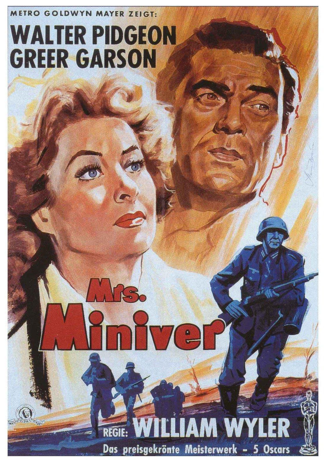 Постер фильма Миссис Минивер | Mrs. Miniver