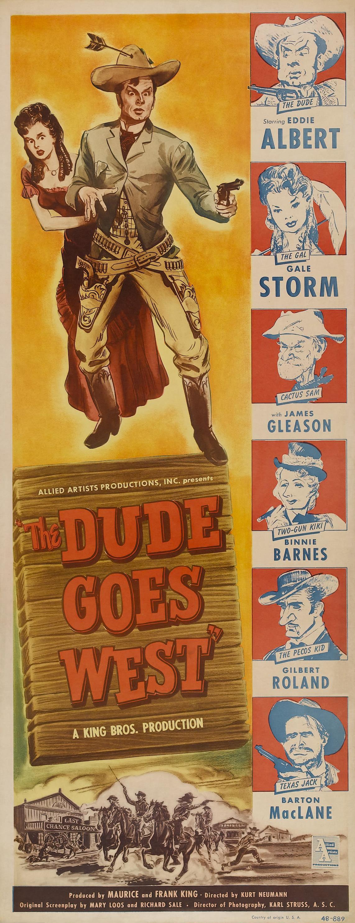 Постер фильма Dude Goes West