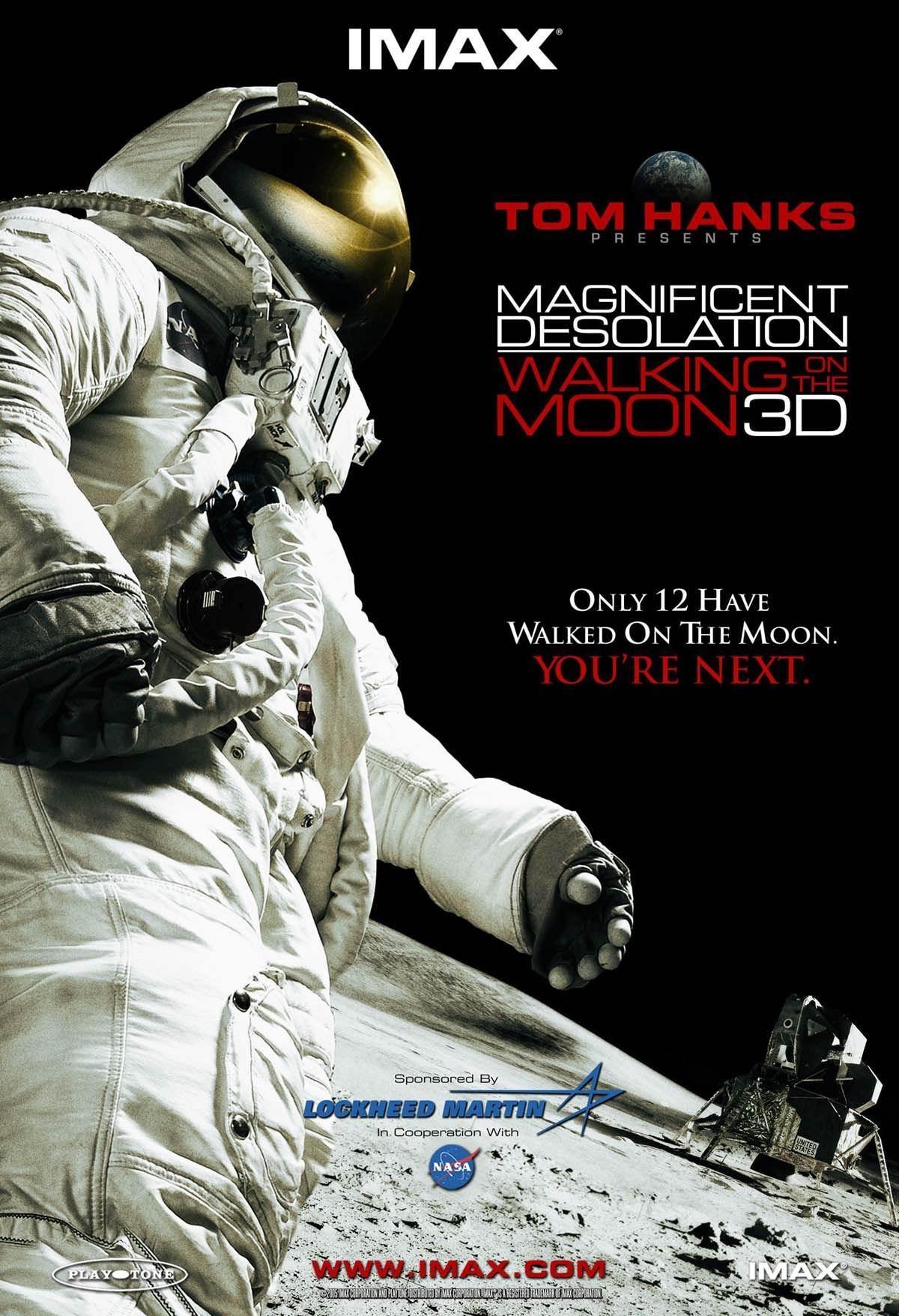 Постер фильма Путешествие на Луну 3D | Magnificent Desolation: Walking on the Moon 3D