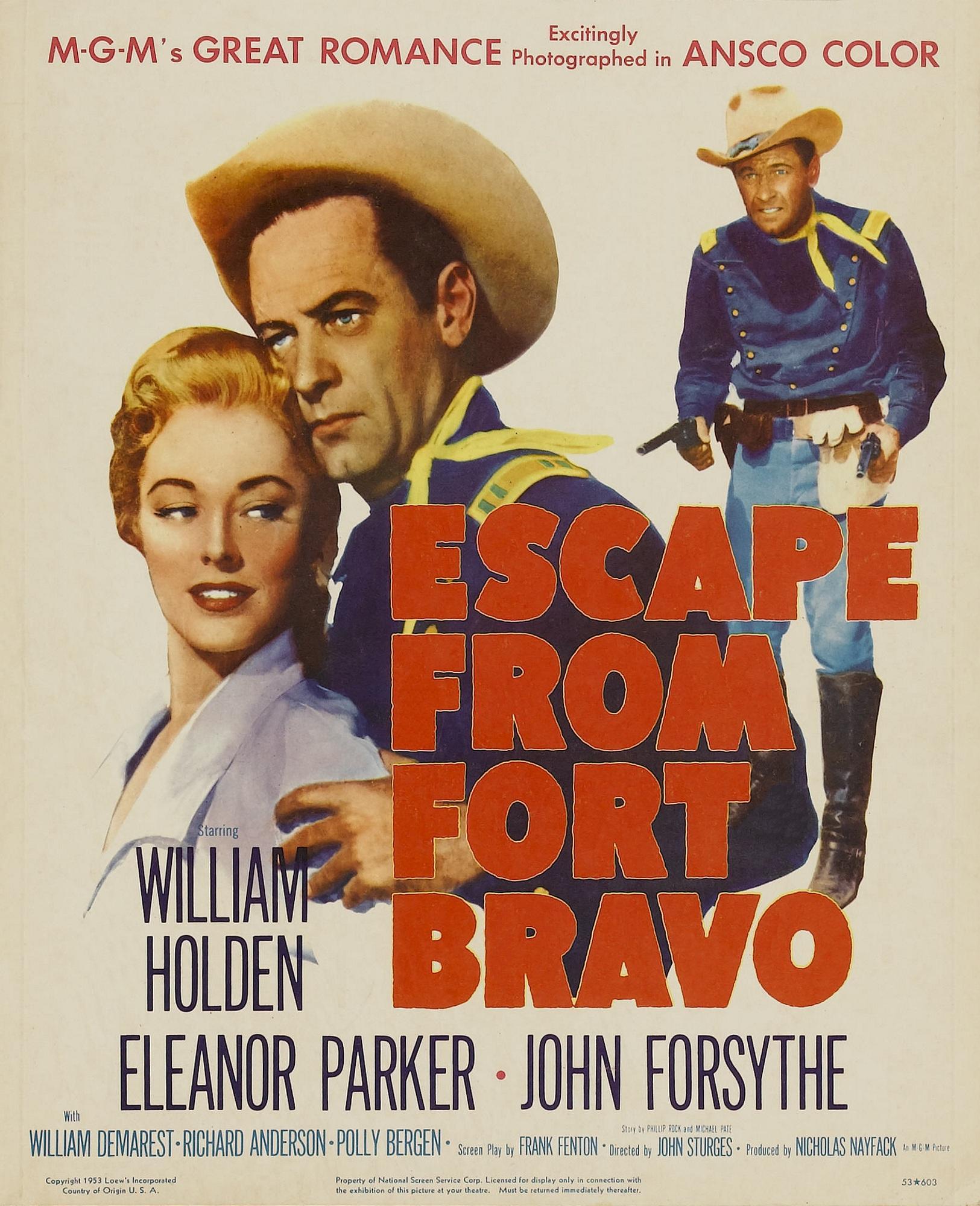 Постер фильма Побег из Форта Браво | Escape from Fort Bravo