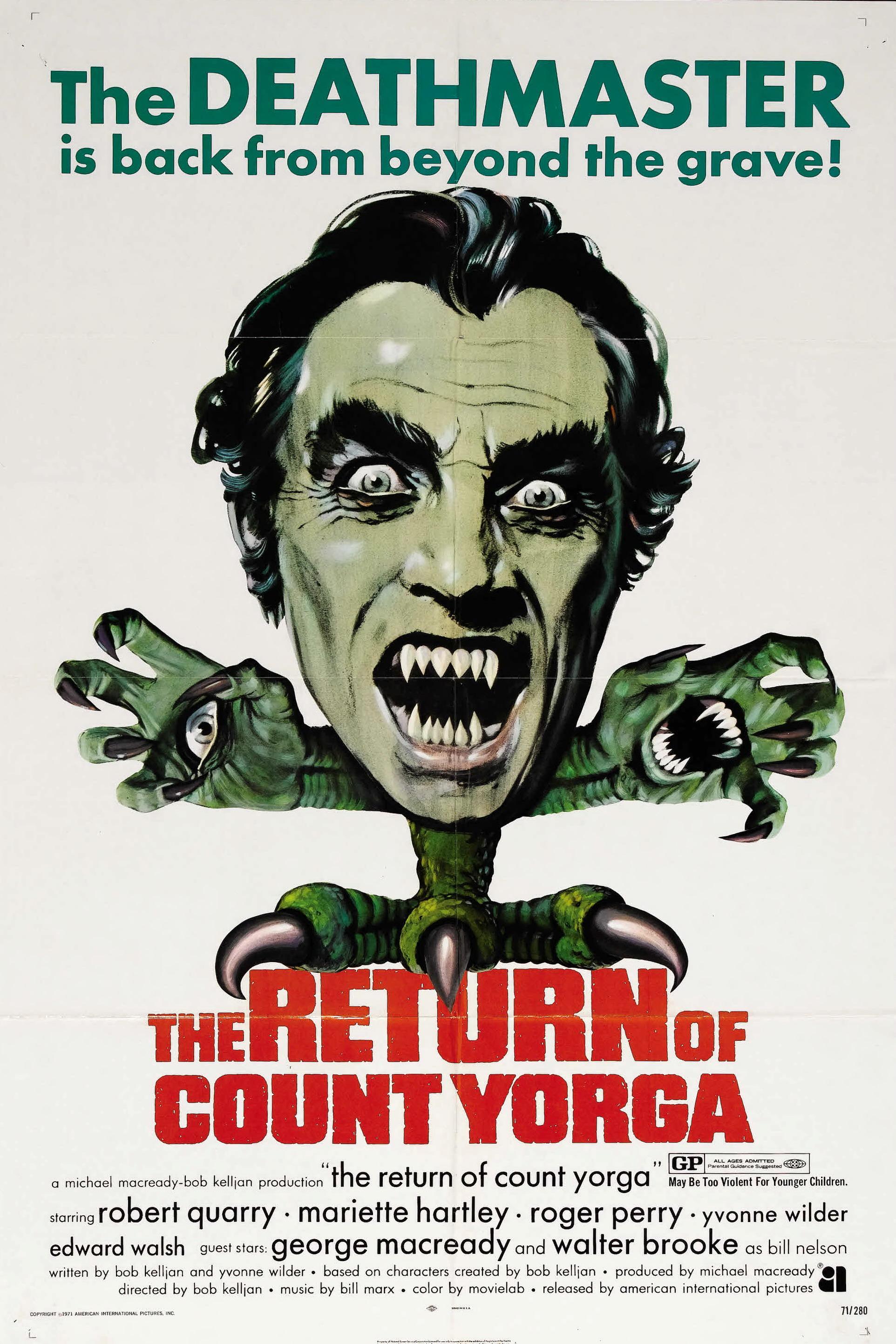 Постер фильма Return of Count Yorga