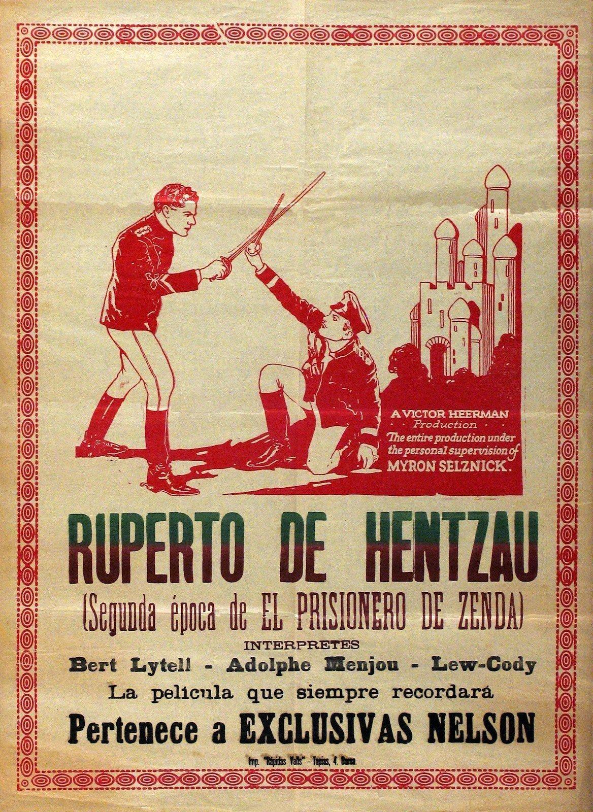 Постер фильма Rupert of Hentzau