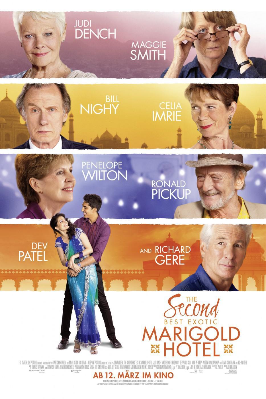 Постер фильма Отель «Мэриголд». Заселение продолжается | Second Best Exotic Marigold Hotel